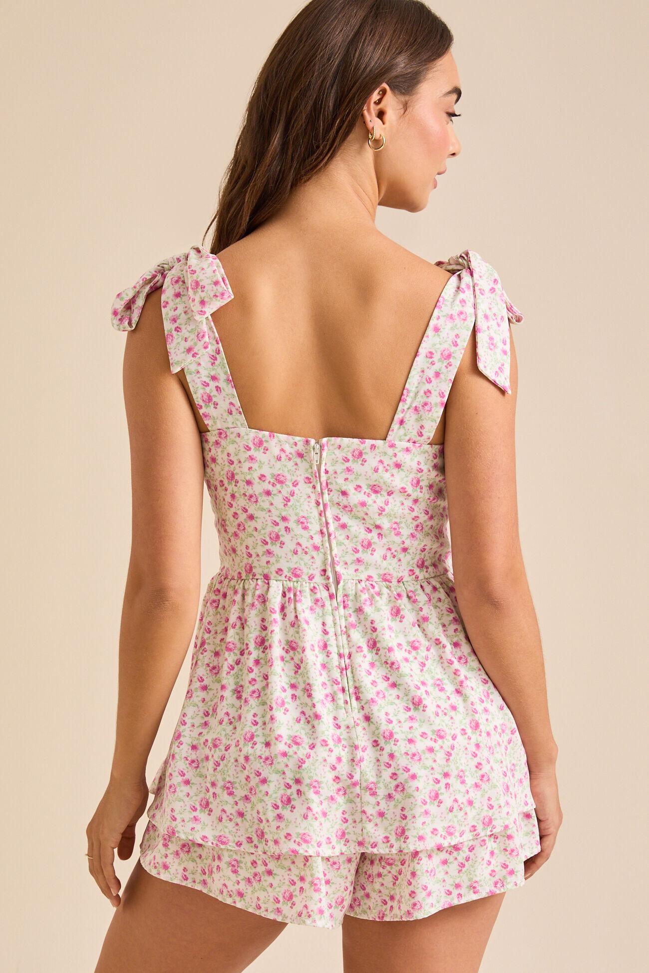 Wilma Tie Shoulder Romper Product Image