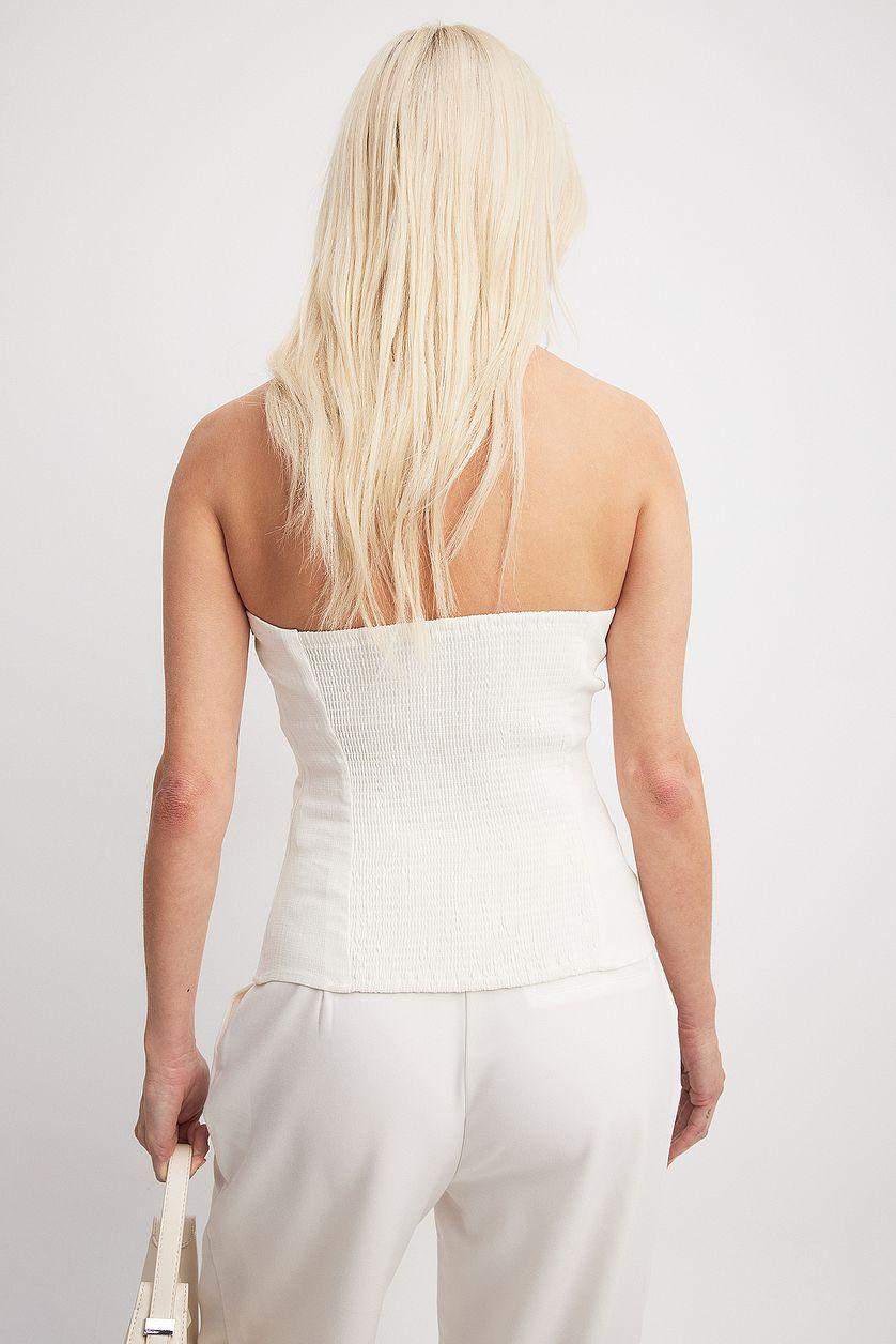 Pleat Detail Corset Top Product Image