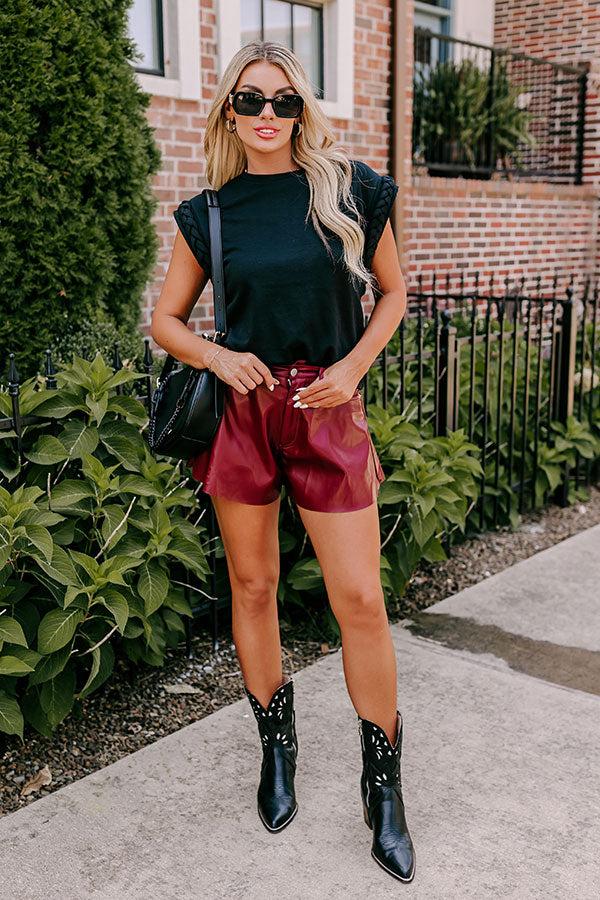 VIP Outing Shift Top in Black Product Image