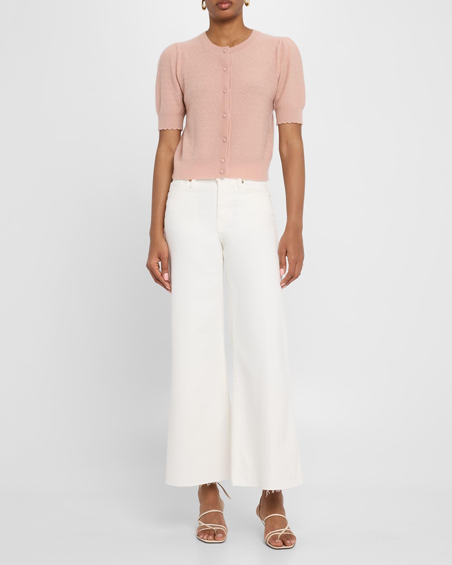 The Cashmere Pointelle Cardigan Product Image