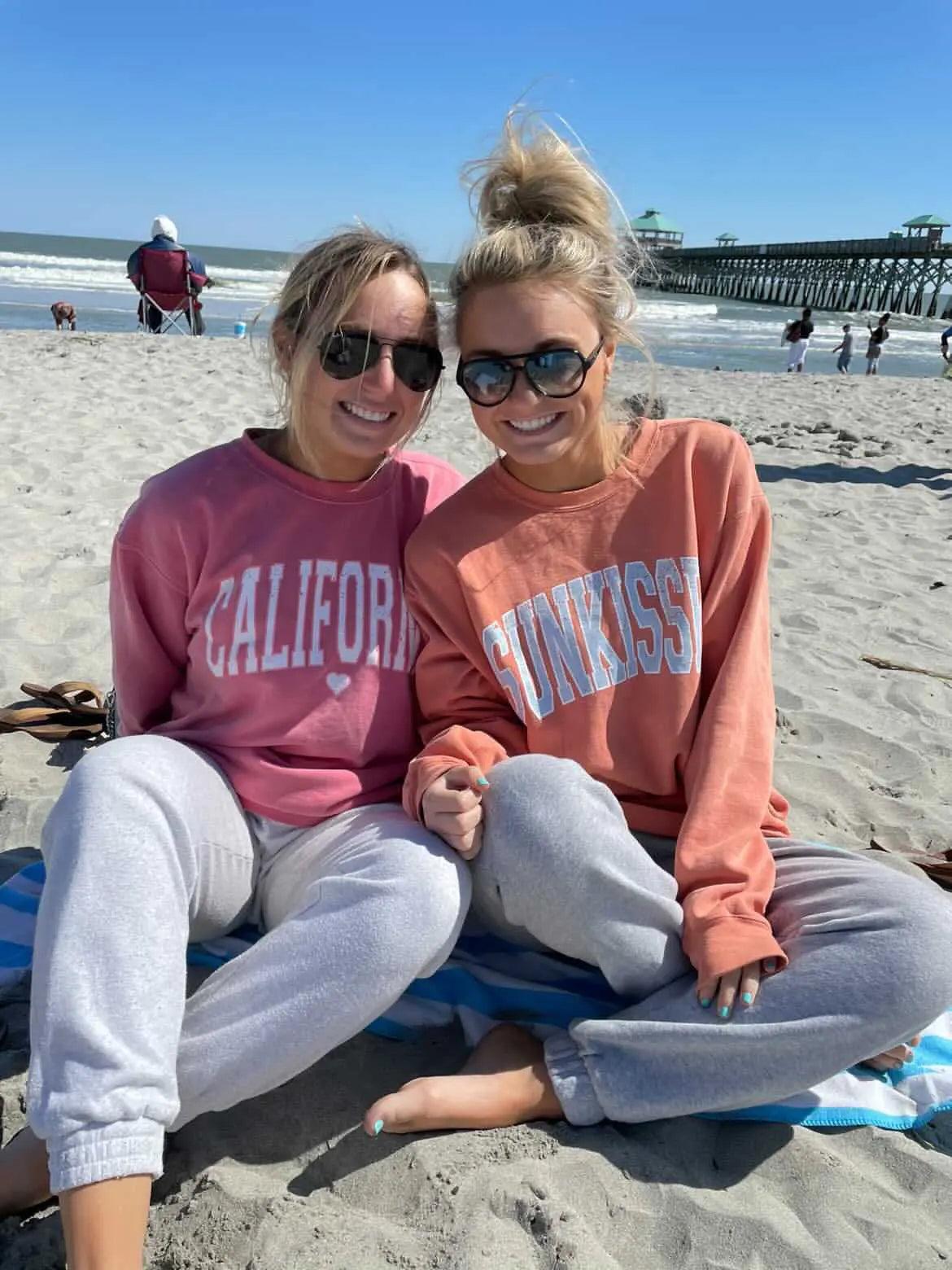 Original Sunkissed Comfort Colors Sweatshirt Product Image