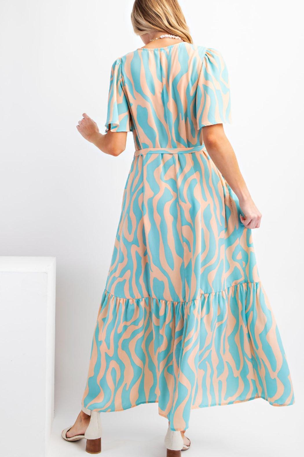 Geo Print Maxi Dress Product Image