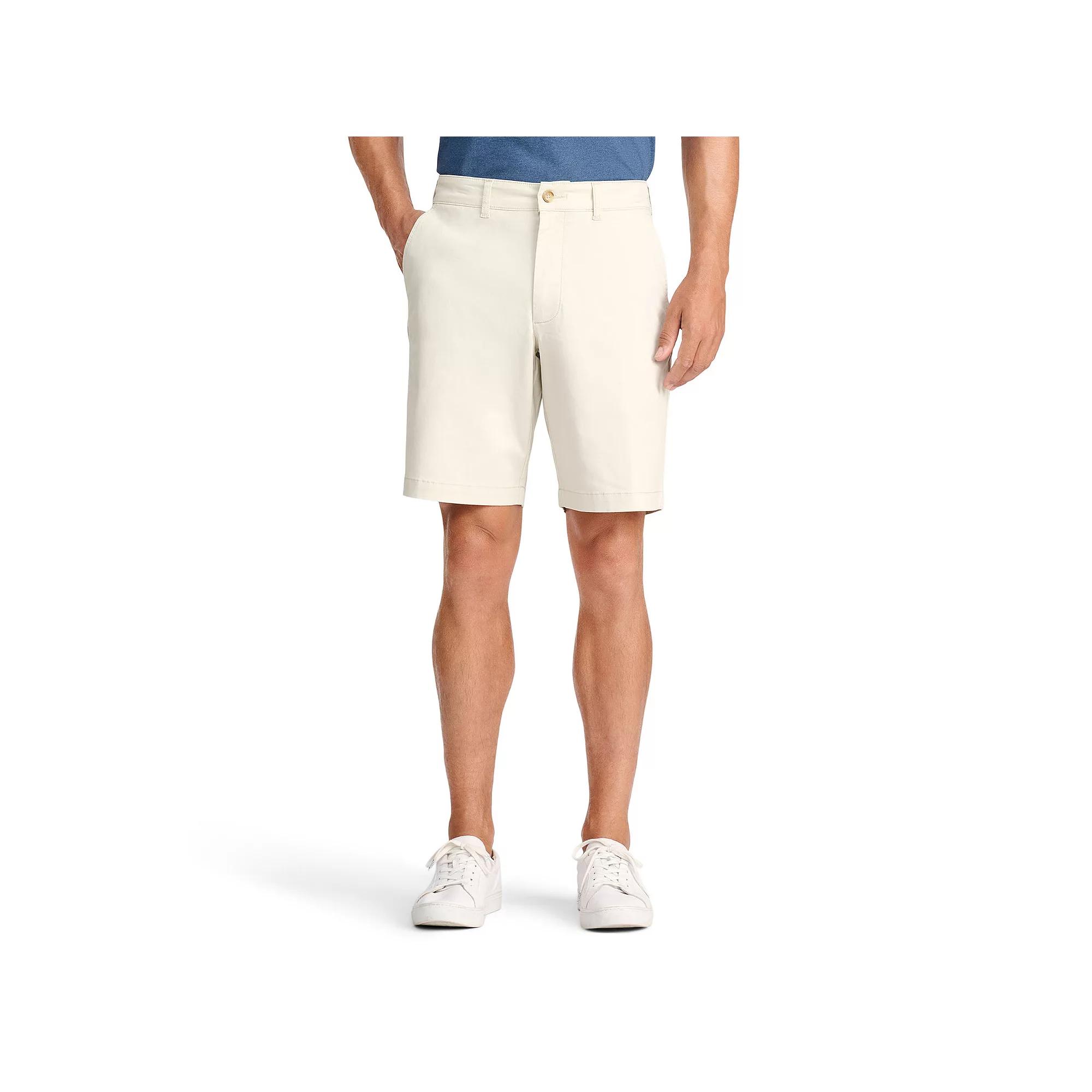 Men's IZOD Saltwater 9.5-Inch Flat Front Chino Short,  Product Image