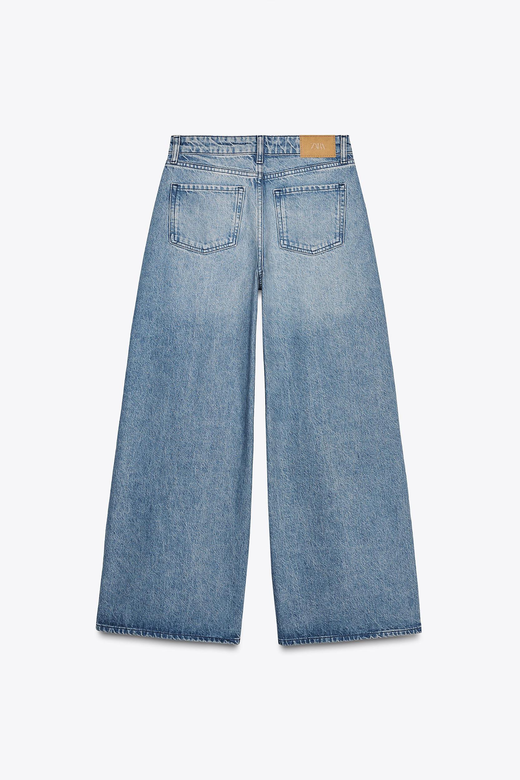 HIGH RISE Z1975 DARTED WIDE LEG JEANS Product Image