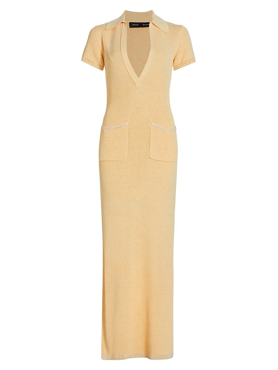 Womens Auden Plunging V-Neck Knit Maxi Dress Product Image