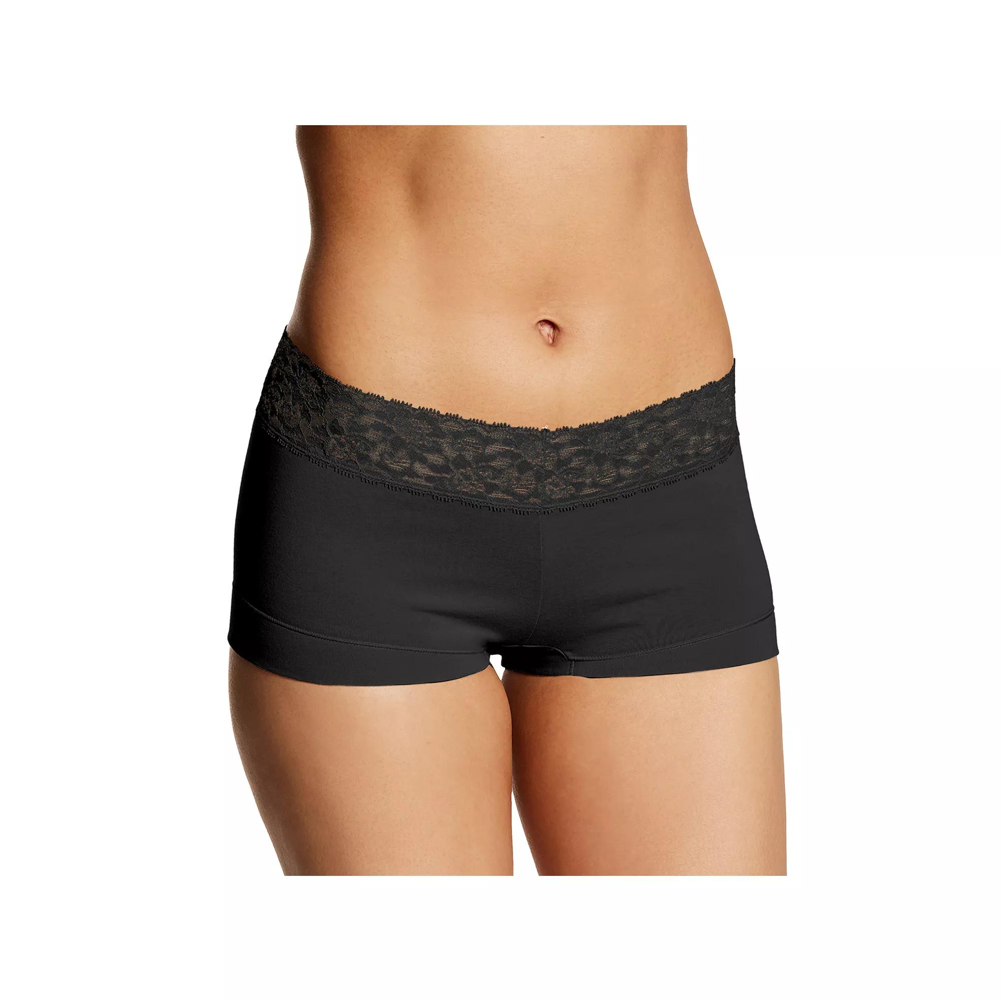 Maidenform® Dream® Cotton Lace-Trim Boyshort Underwear 40859, Women's,  Product Image