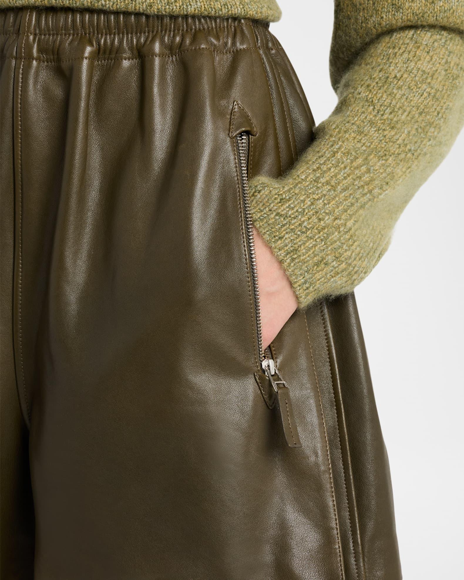 Leather Combat Shorts Product Image