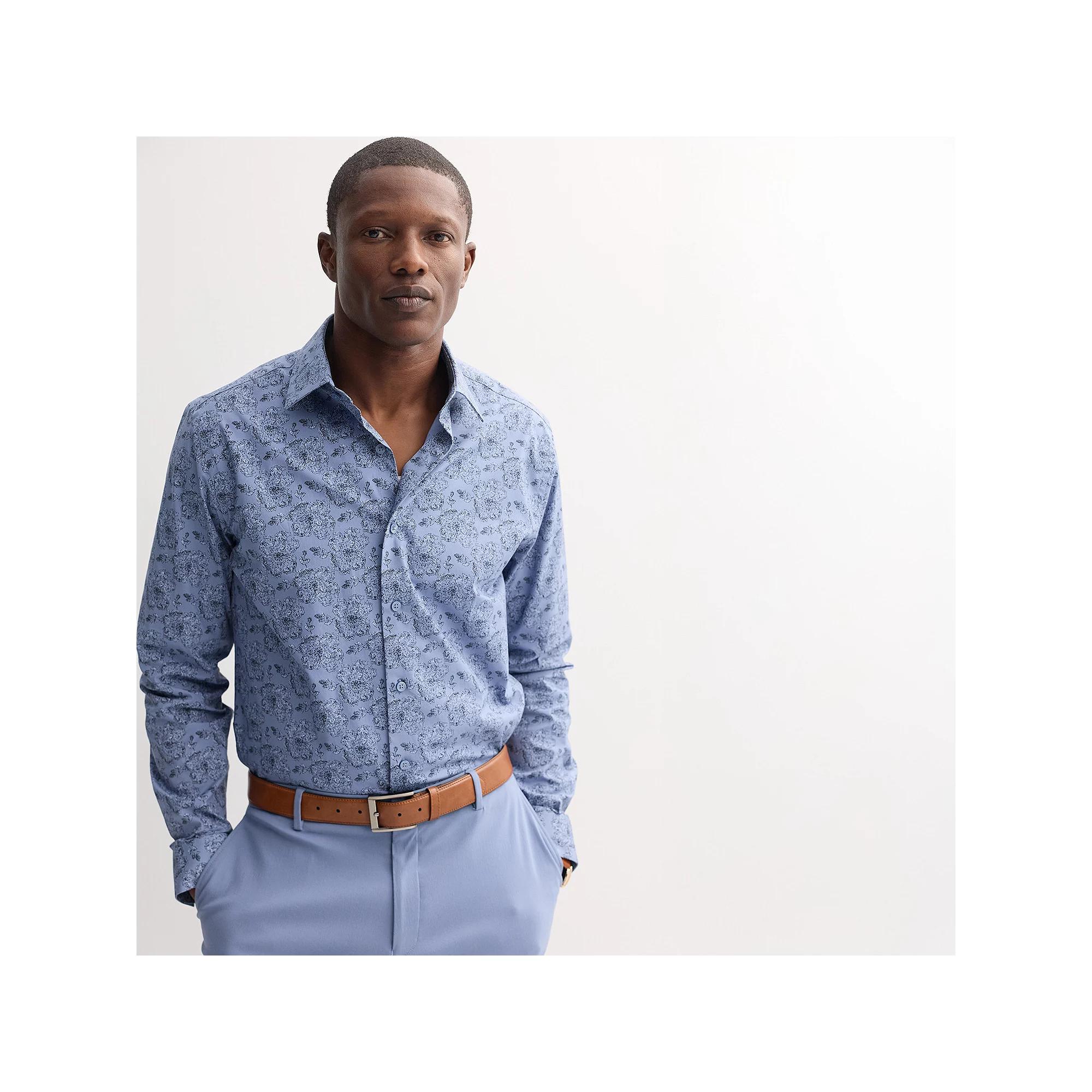 Men's Apt. 9® Premier Flex Regular-Fit Dress Shirt,  Product Image