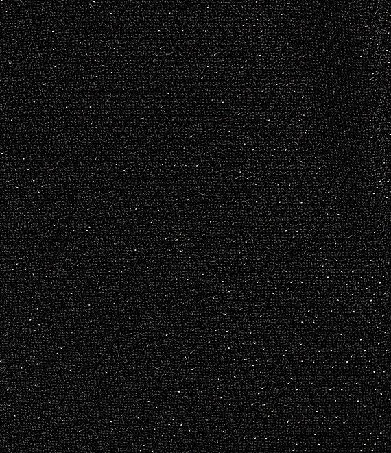 Alex Evenings Plus Size Round Neck 3/4 Sleeve Embellished Illusion Ruffle Sheath Dress Product Image