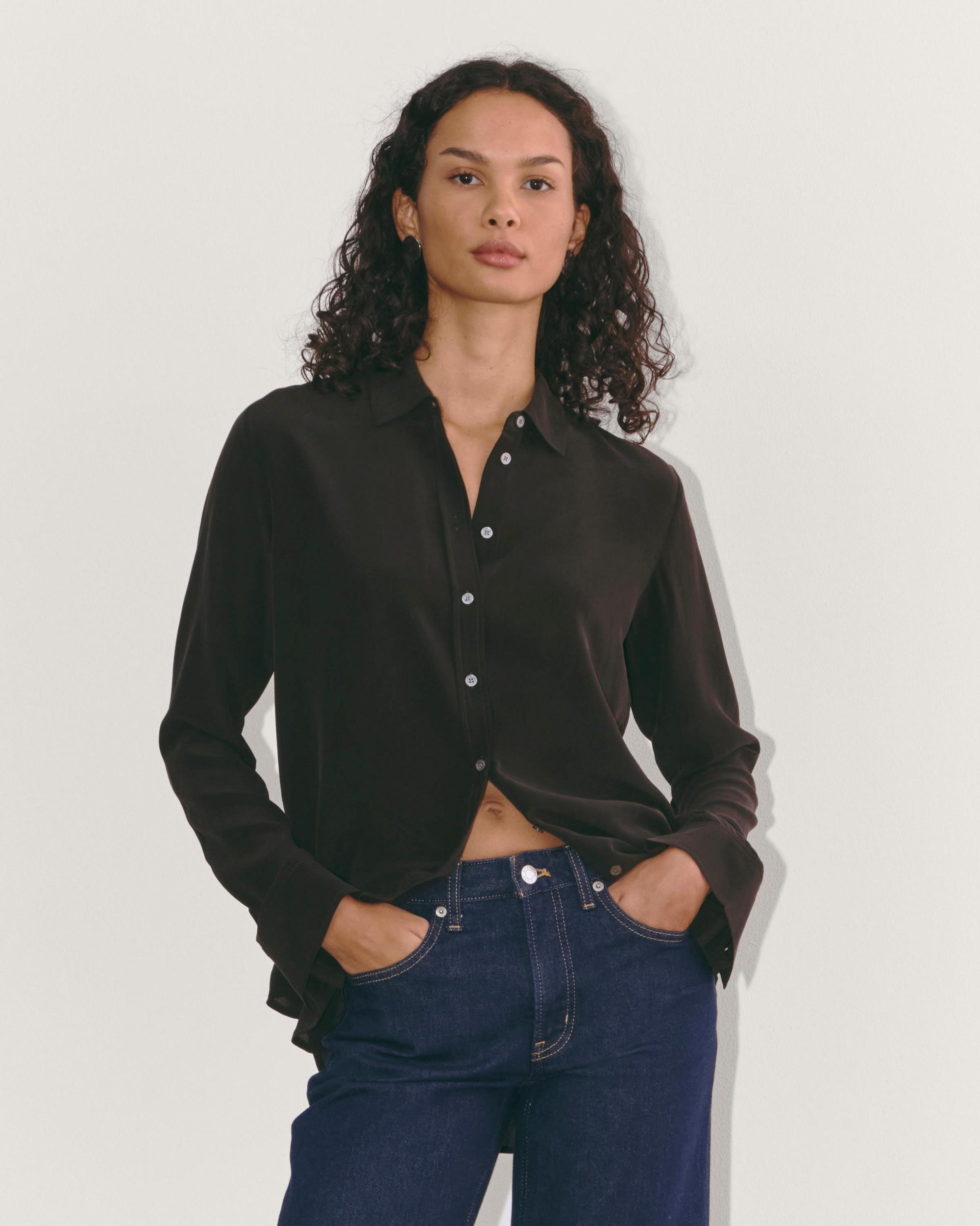 Womens Must-Have Shirt in Washable Silk by Everlane Product Image