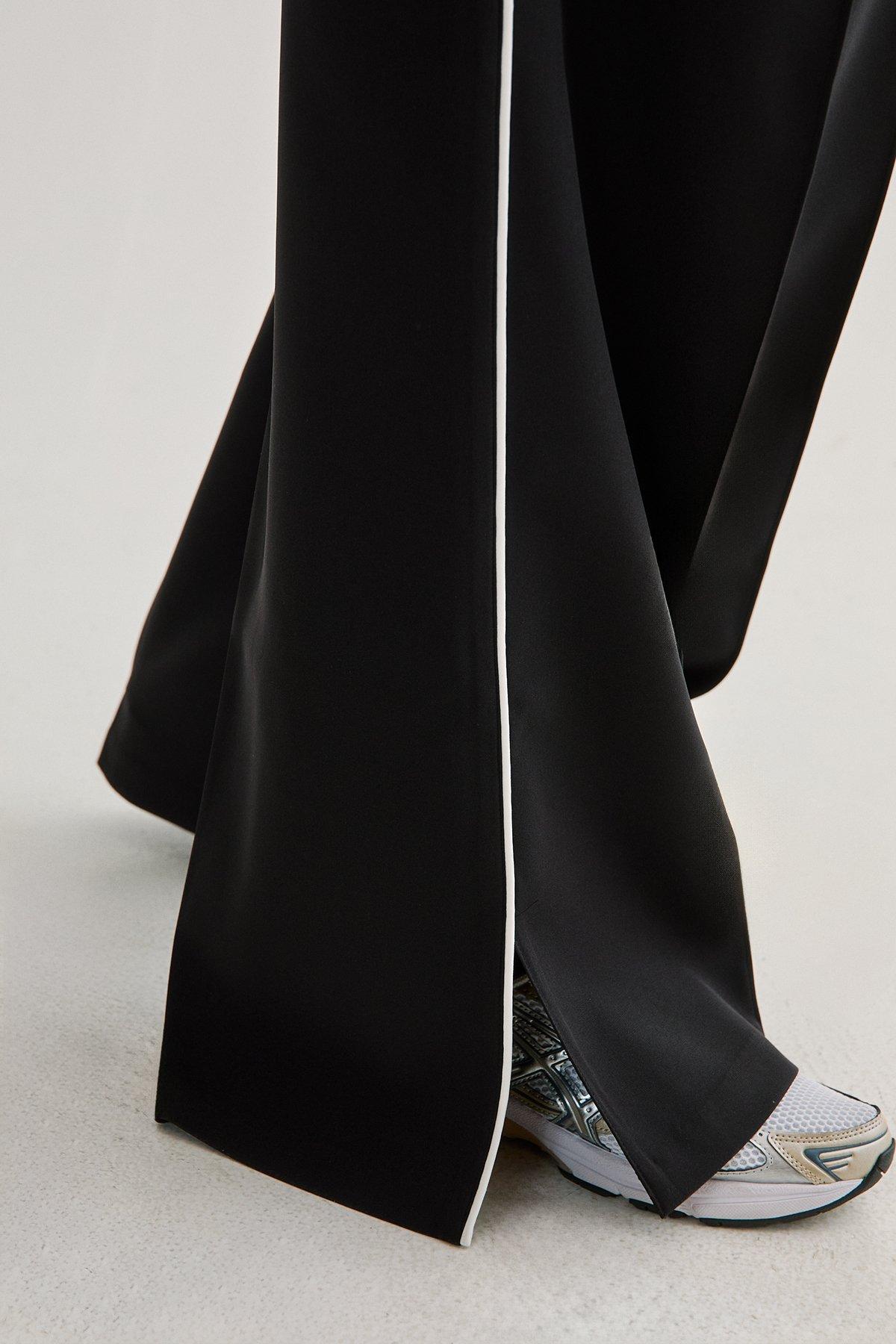 Plus Tailored Contrast Piped Joggers Product Image