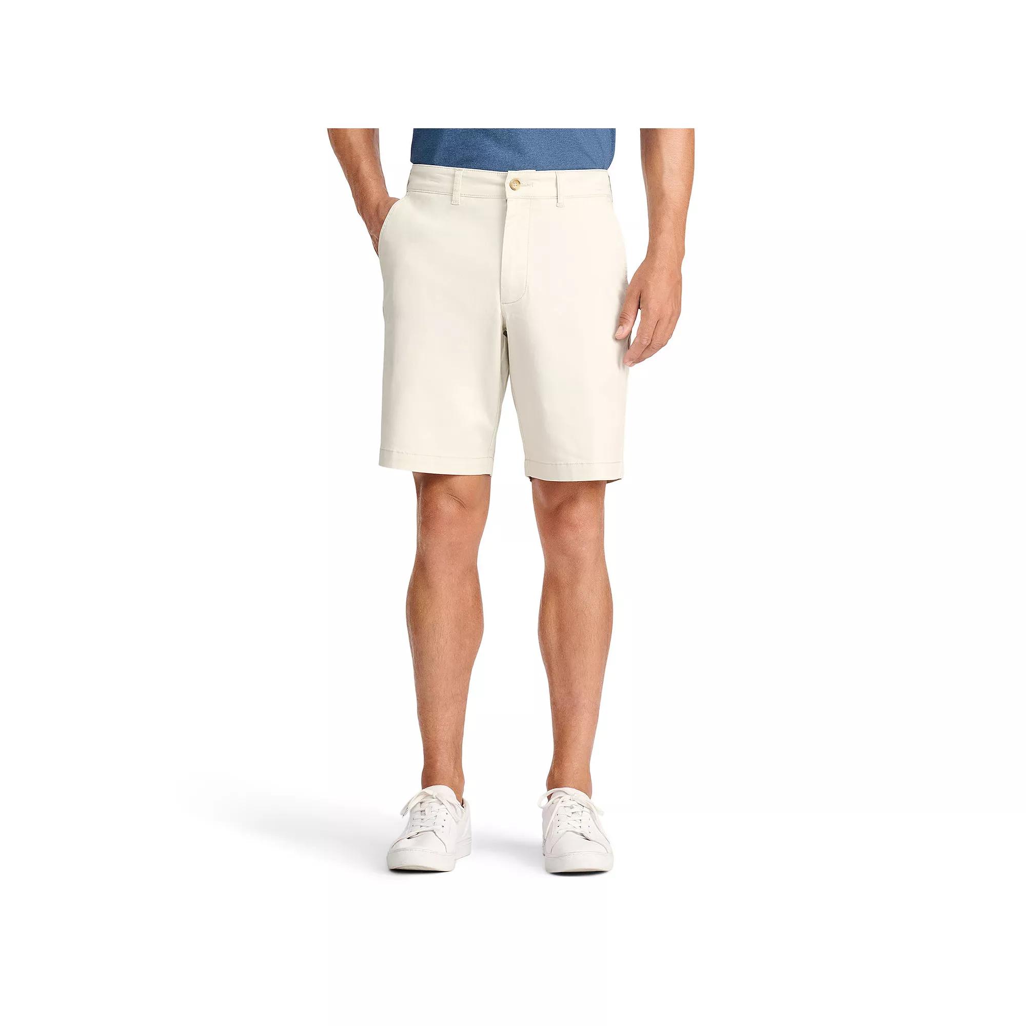 Men's IZOD Saltwater 9.5-Inch Flat Front Chino Short,  Product Image