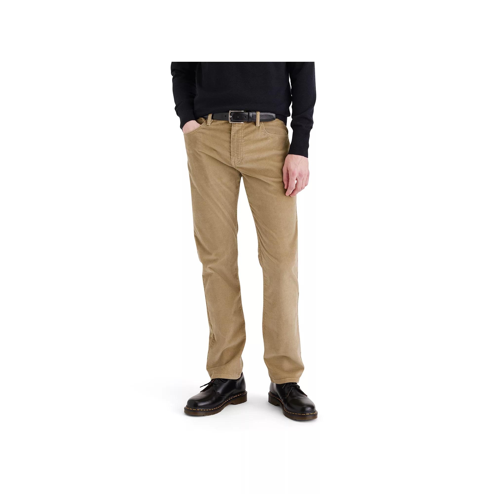 Men's Dockers® All Seasons Tech Corduroy Jean Cut Straight Fit Pants, Size: 38X30, Harvest Gold Product Image
