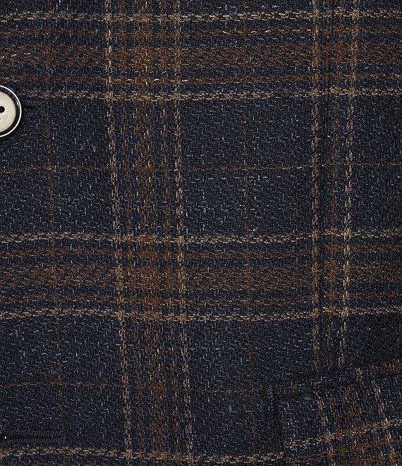 Hickey Freeman Classic Fit Plaid Print Sport Coat Product Image
