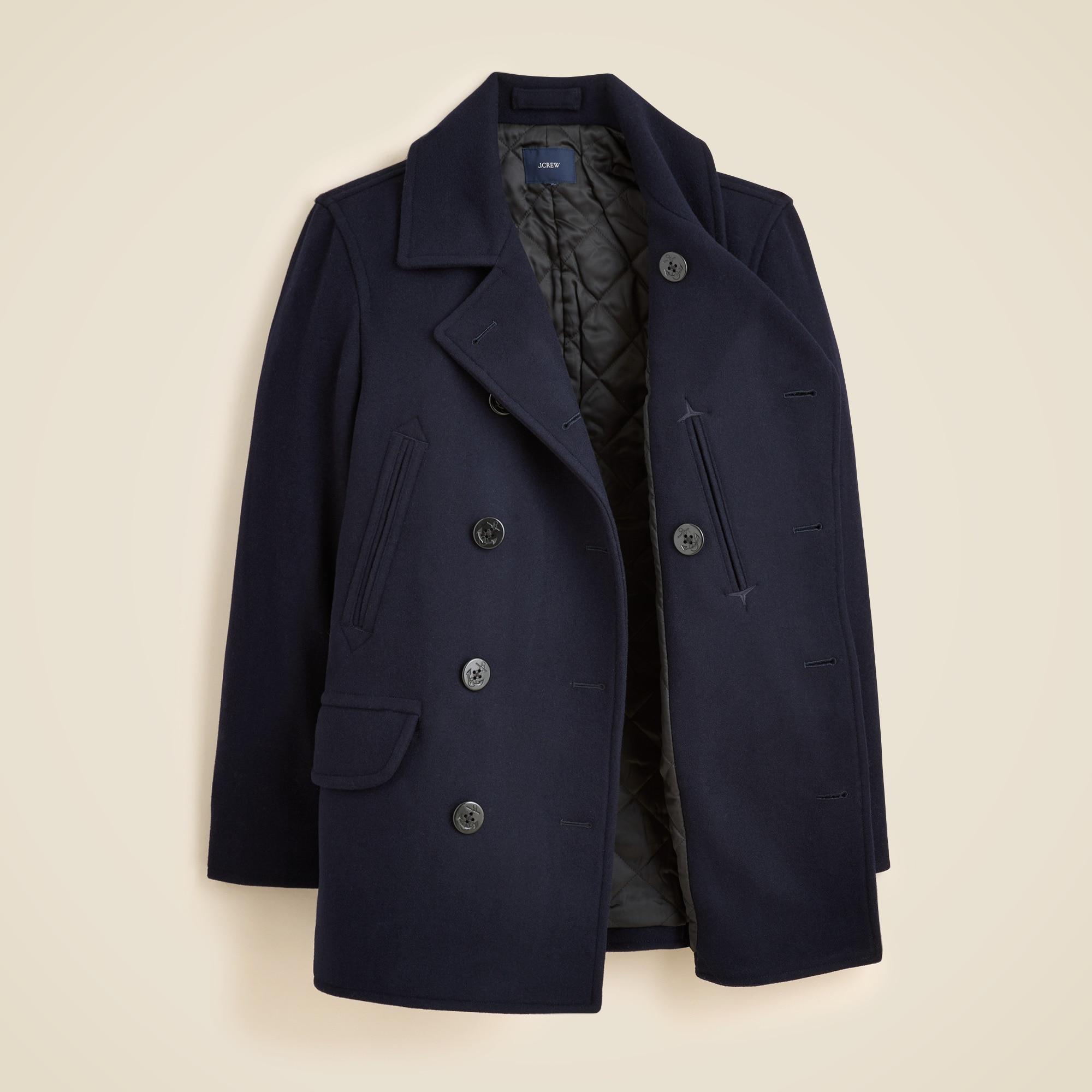 Dock peacoat in wool blend with PrimaLoft® Product Image