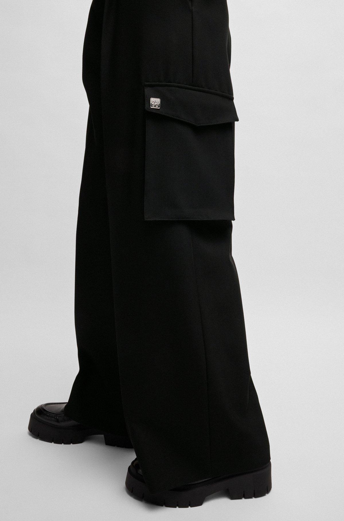 Regular-fit cargo trousers in stretch material Product Image