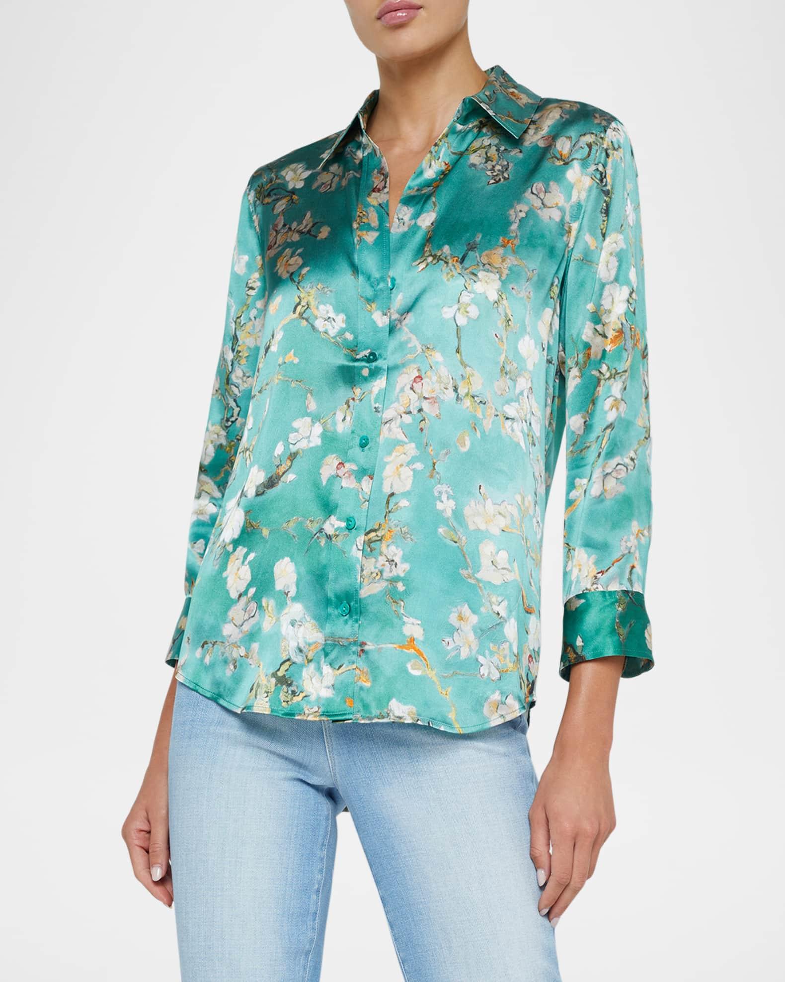 Cherry Blossom Dani Silk Blouse Product Image