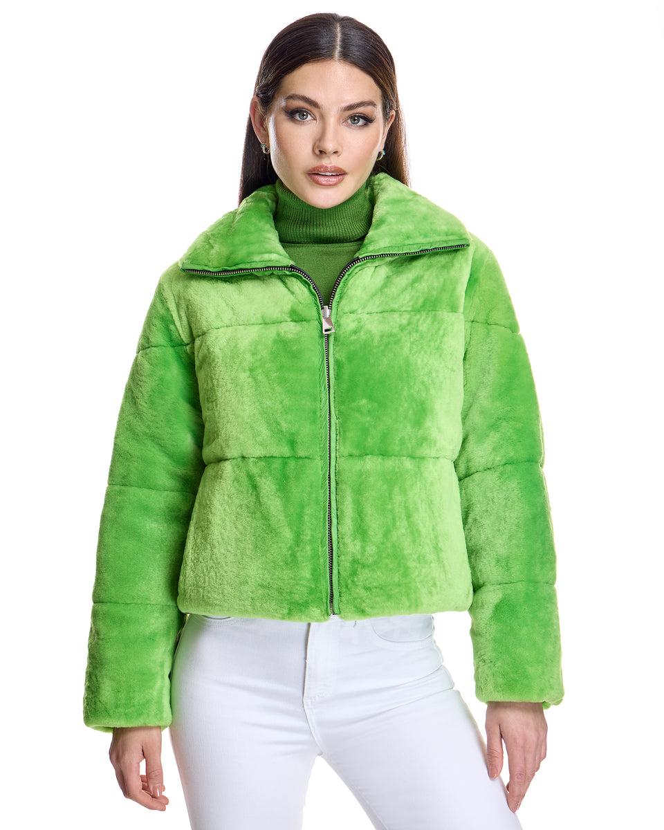 Maximilian  Julia & Stella Shearling Jacket Reversible to Nylon Product Image