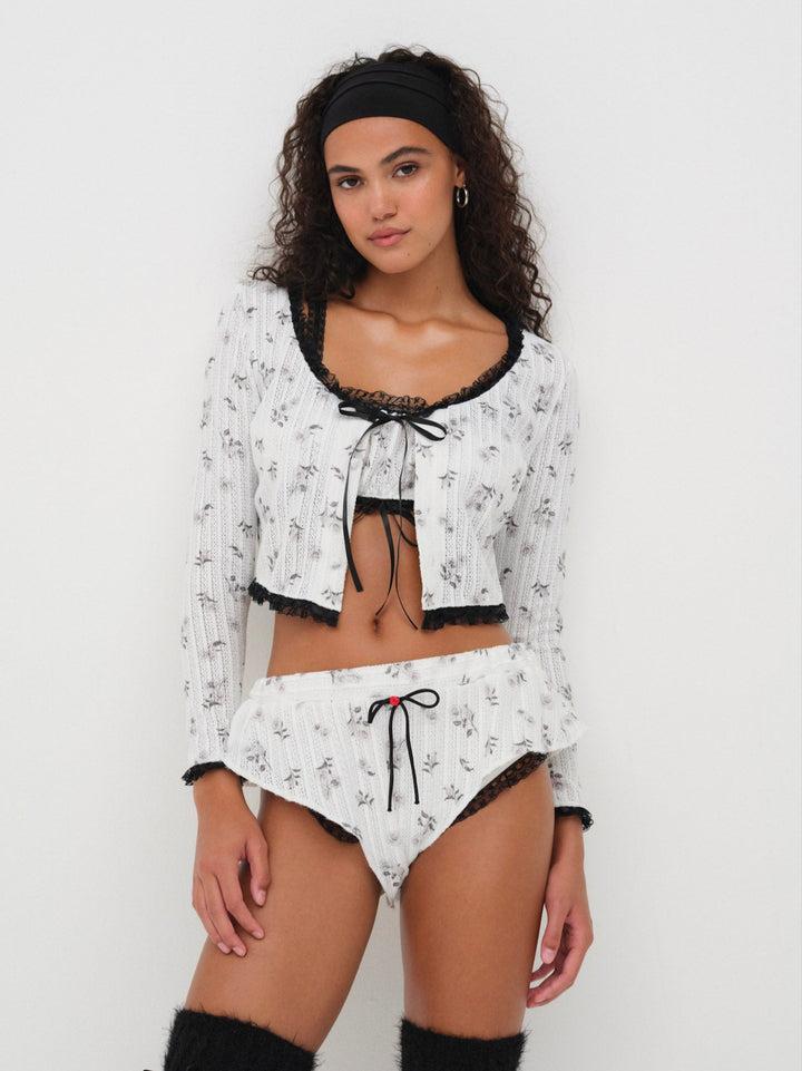 Fawn Sleep Short — White Product Image