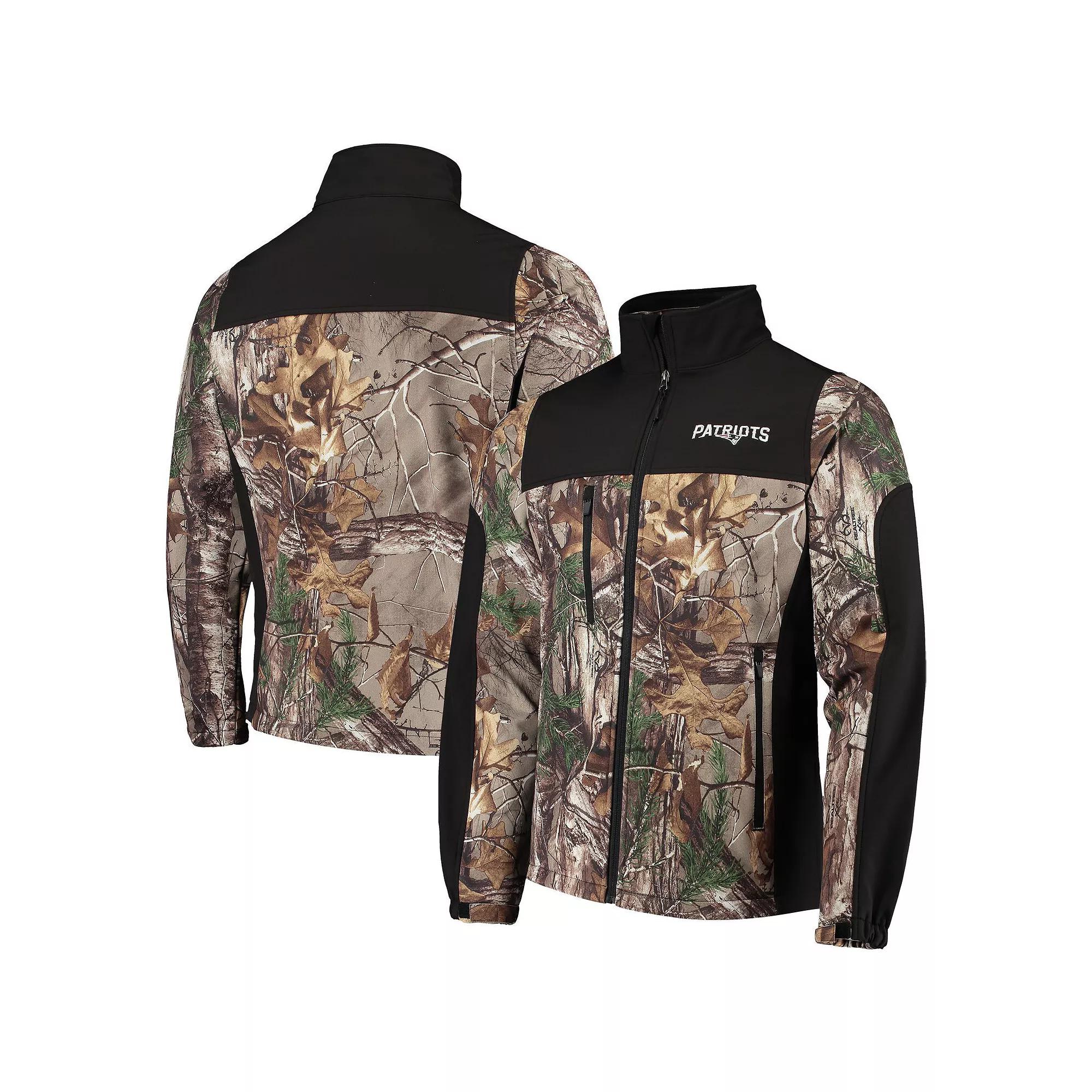 Men's Dunbrooke Realtree Camo/Black Carolina Panthers Circle Hunter Softshell Full-Zip Jacket,  Product Image