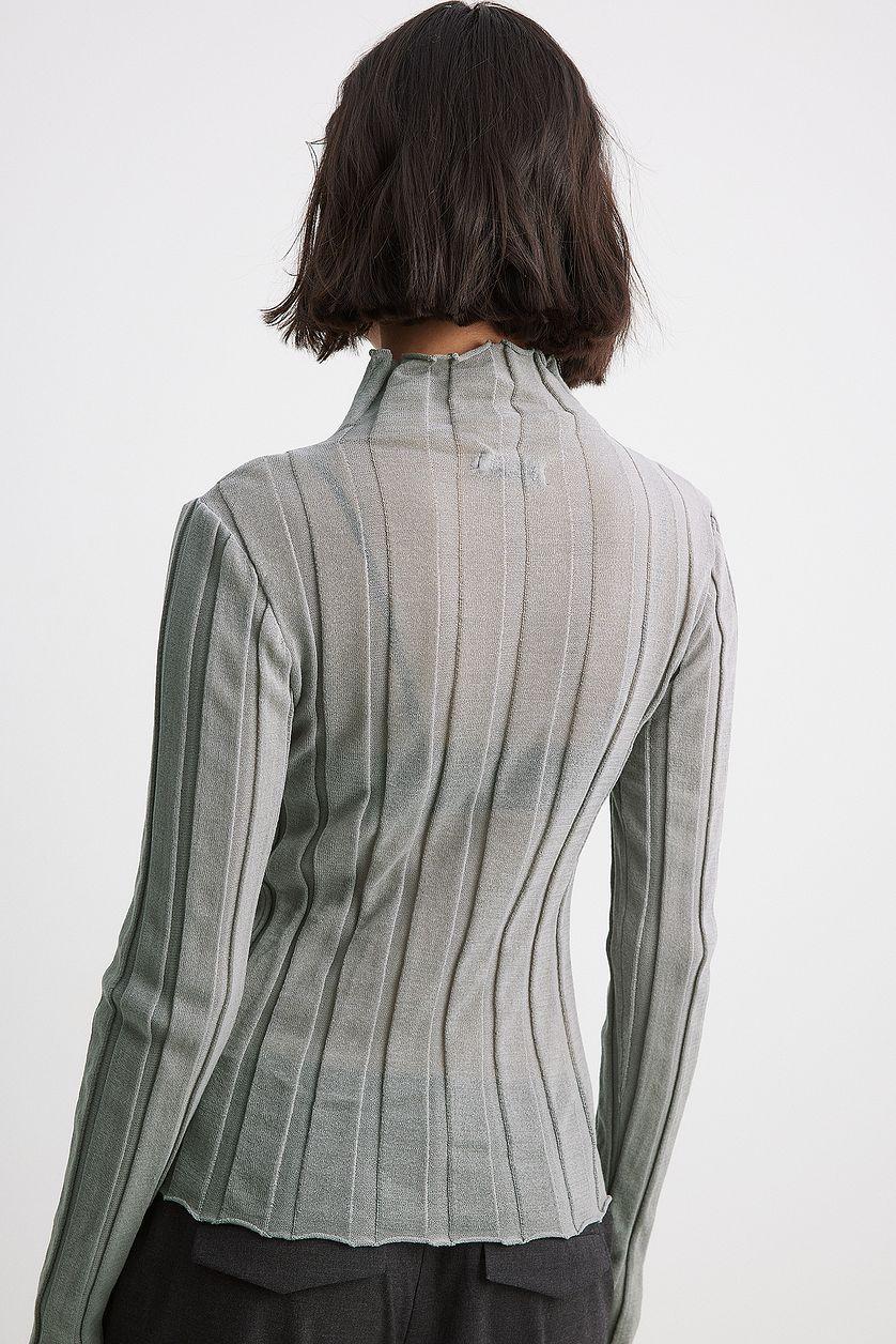 Wide Rib Knitted Top Product Image