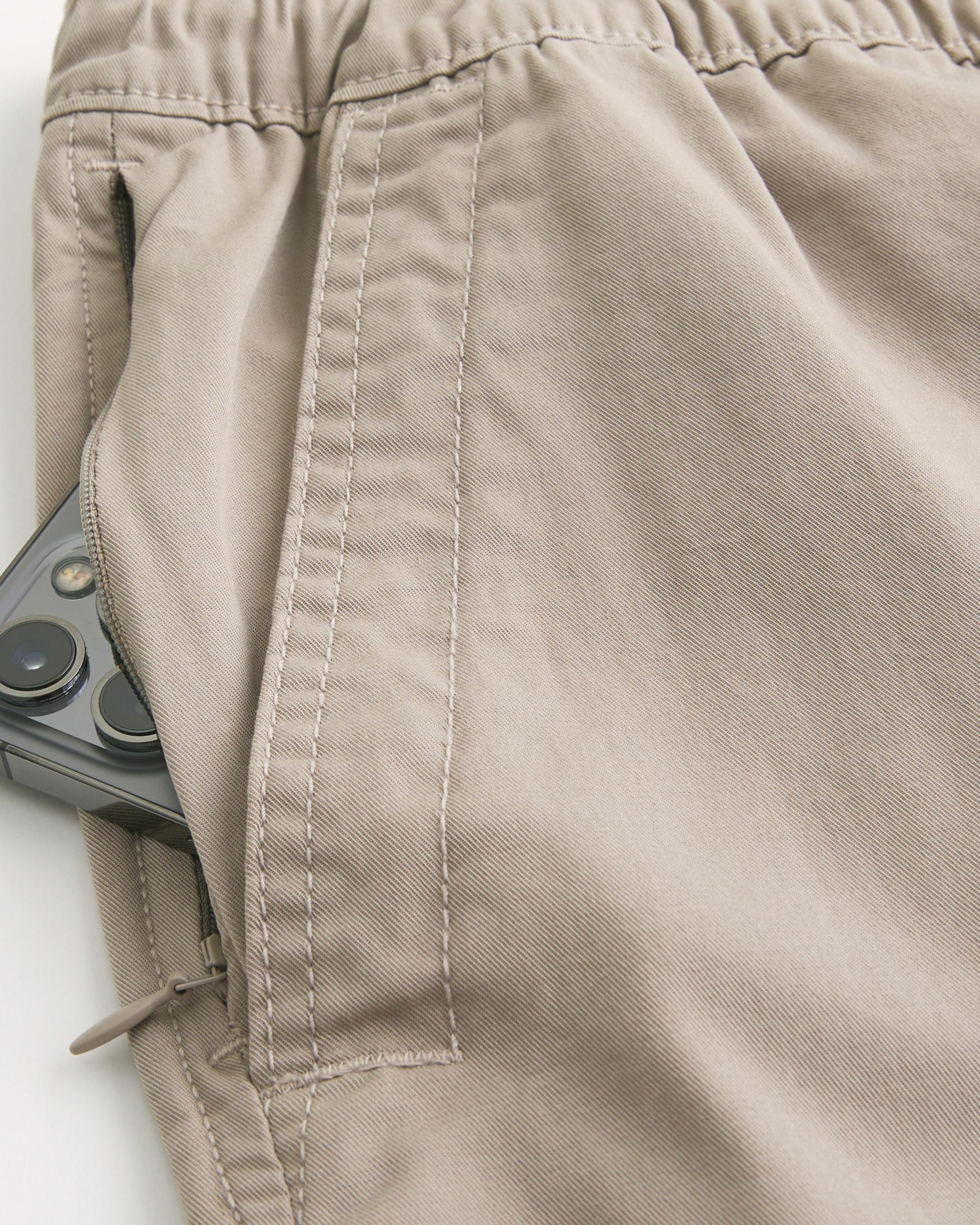 Baggy Pull-On Utility Pants Product Image