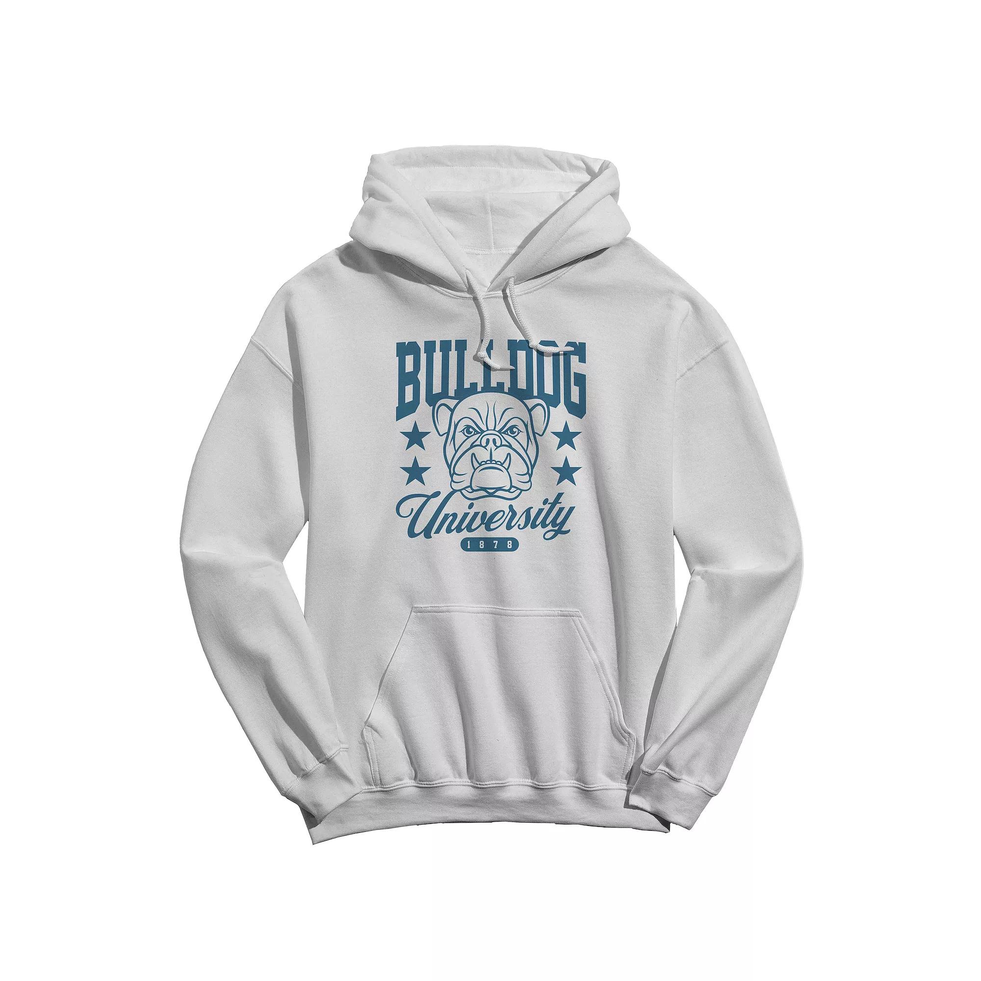 Men's COLAB89 Bulldog Graphic Hoodie, Adult Unisex,  Product Image