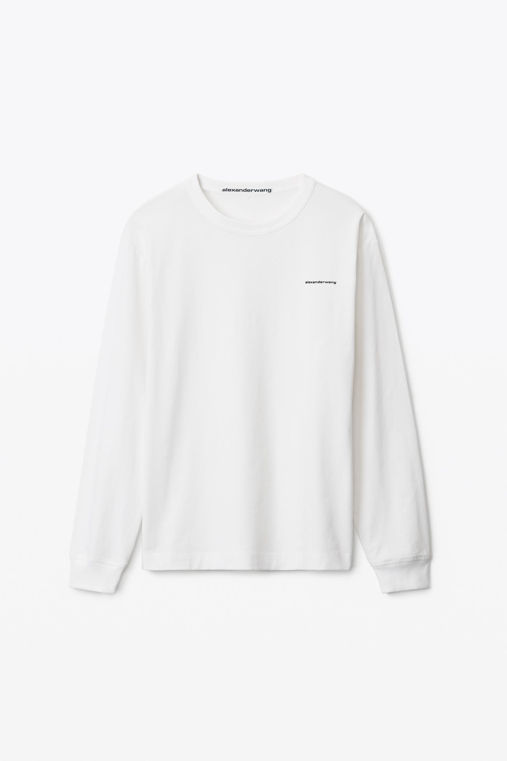 Unisex Long Sleeve Tee In High Twist Jersey Product Image