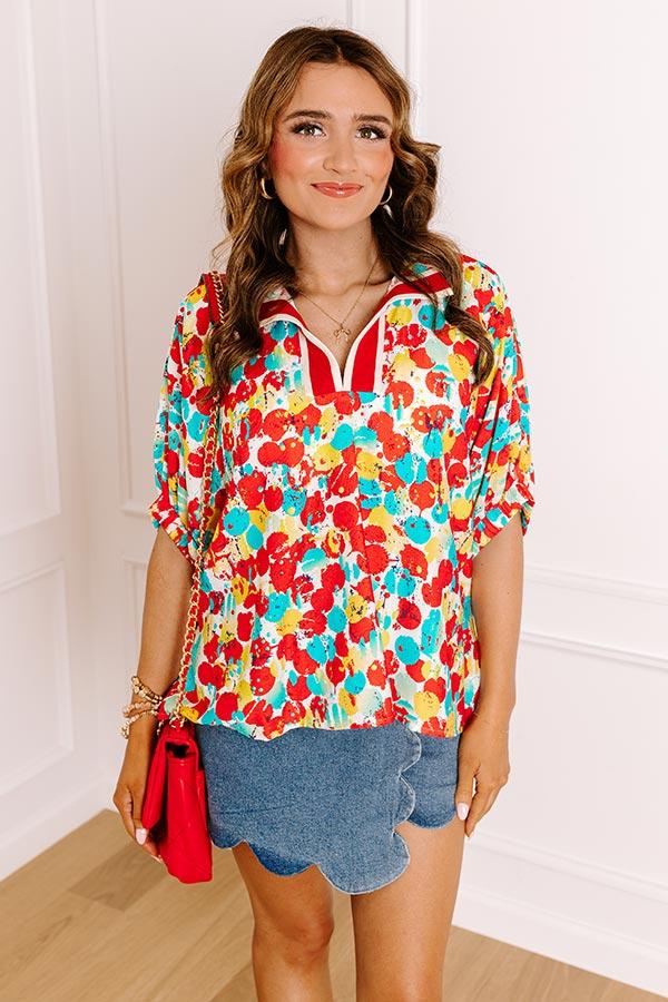 Fiesta On The Square Shift Top Product Image