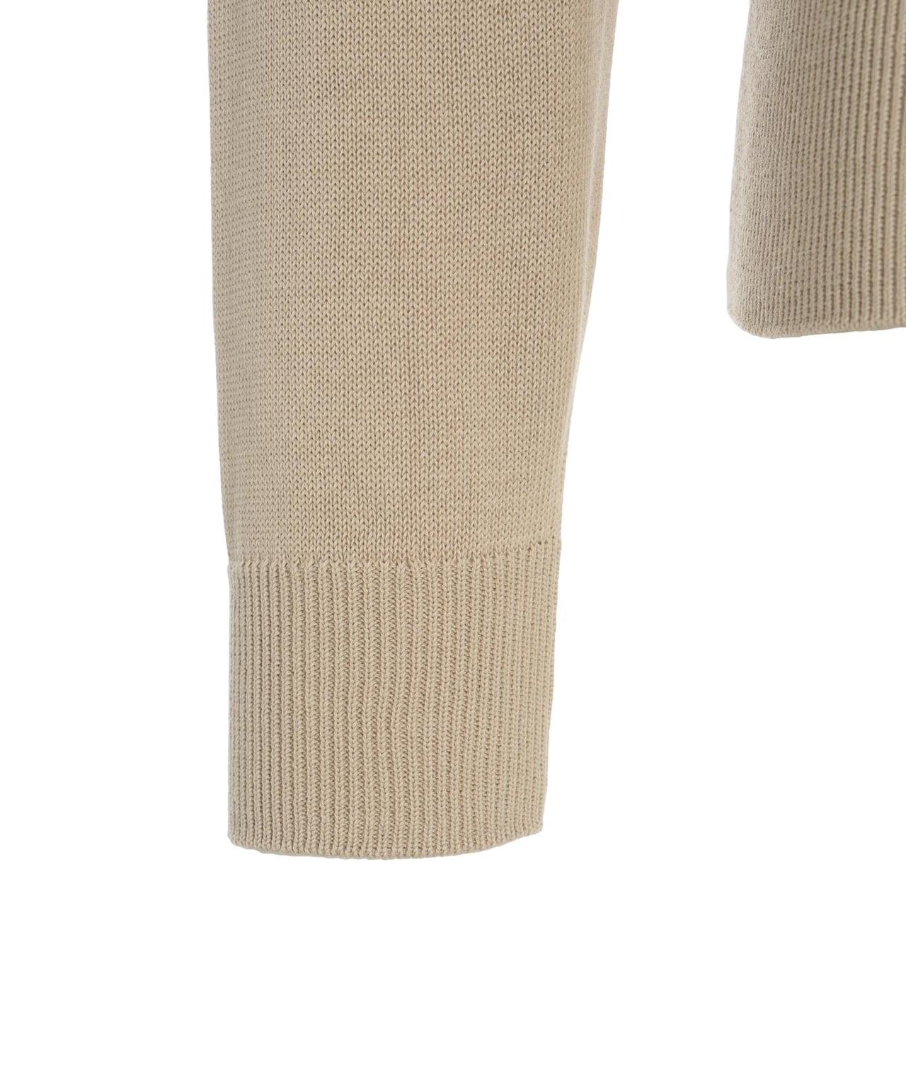 Knit cotton sweater Product Image