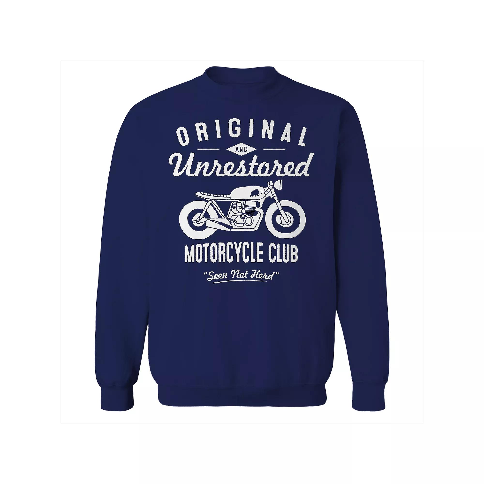 Men's Original & Unrestored Motorcycle Club Fleece Graphic Sweatshirt,  Product Image