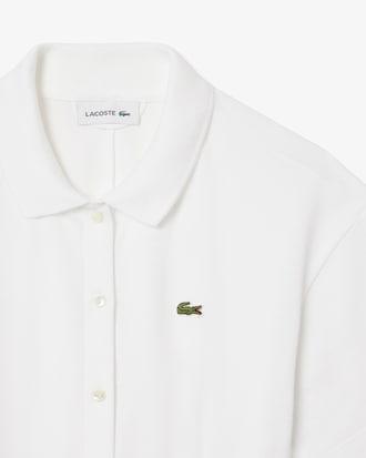 Women's Flared Mini-Piqué Polo Dress Product Image