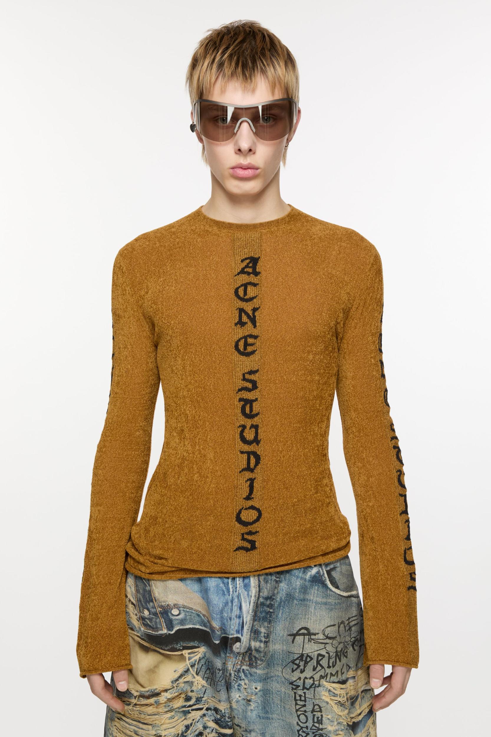 Logo fine sweater Product Image