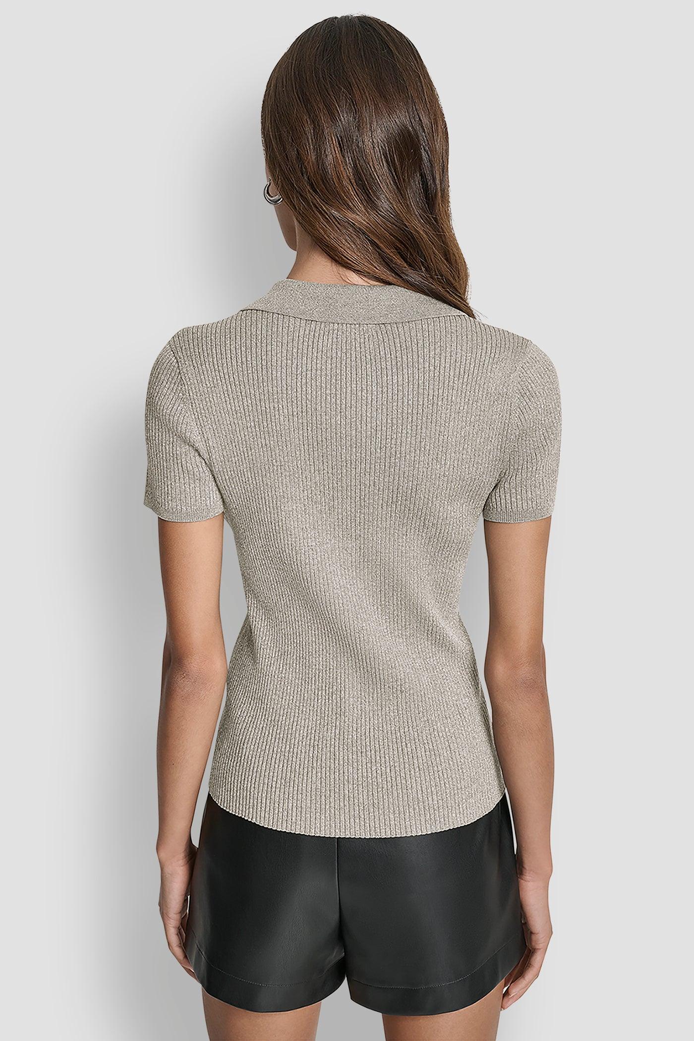 POLO RIB SWEATER WITH LUREX Product Image