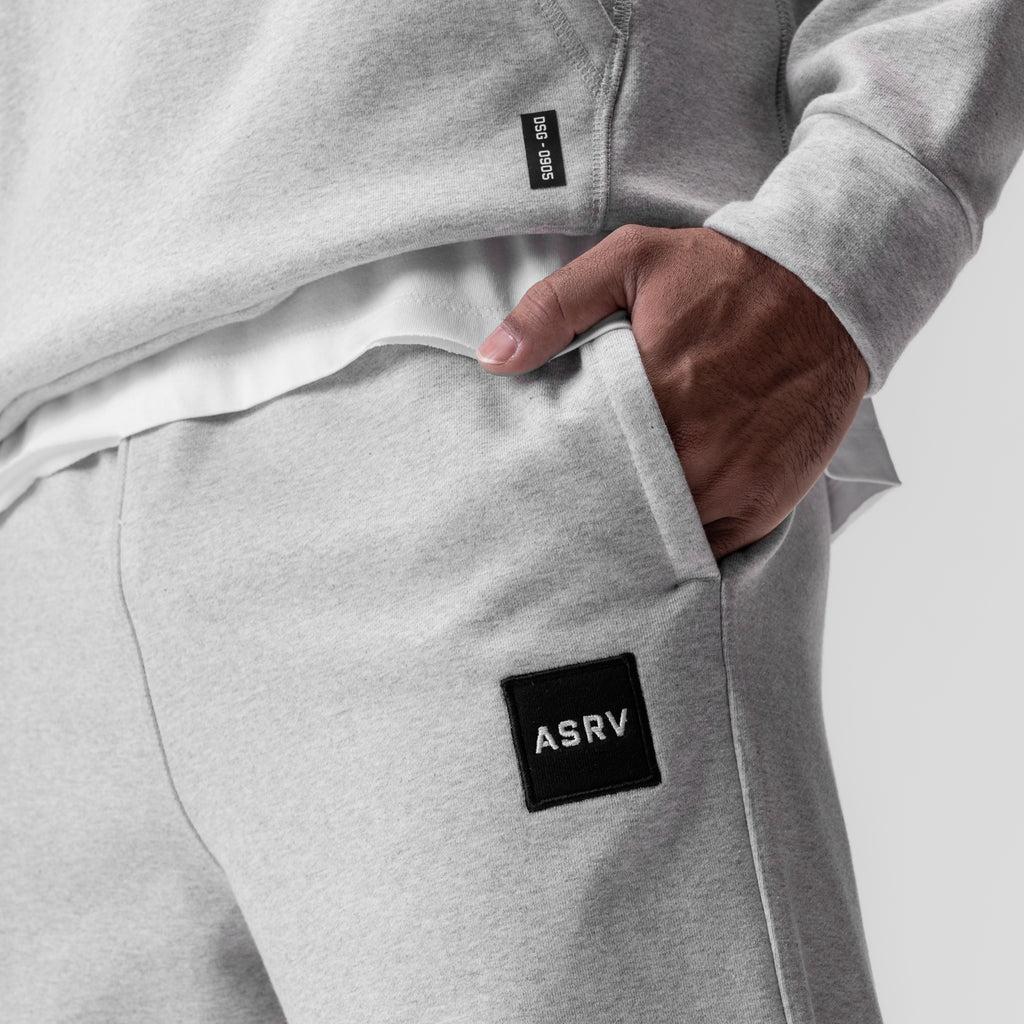 0655. Tech-Terry™ Oversized Sweats - Heather Grey "Patch" Product Image