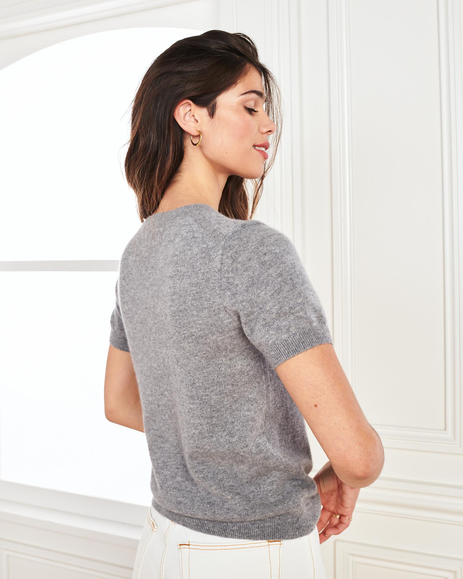 Quince | Women's Mongolian Cashmere T-Shirt Size XS Product Image