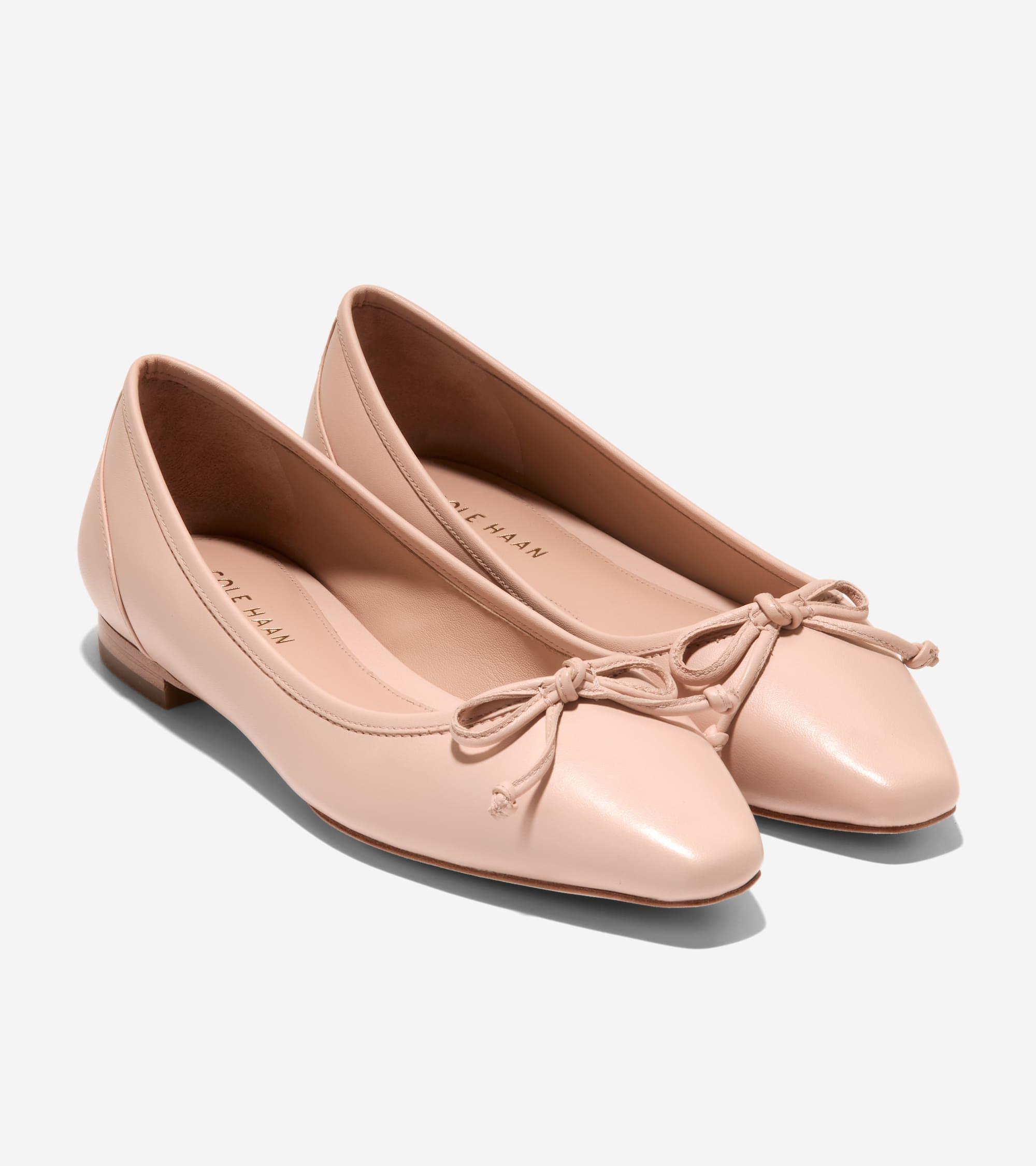 Women's Chlea Ballet Flats in Light Beige | Cole Haan Product Image