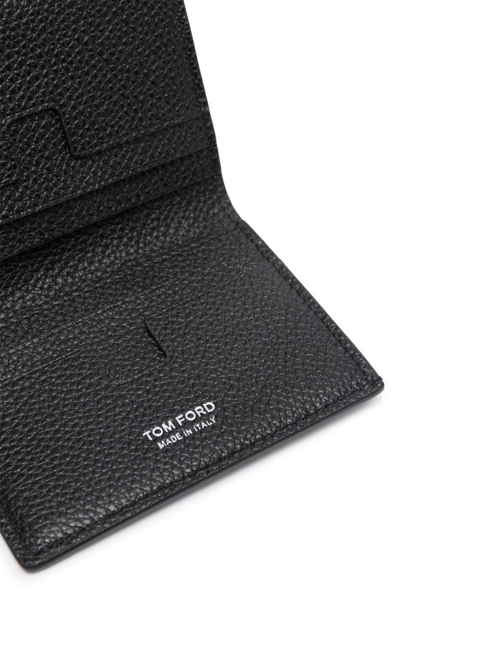 logo-print leather cardholder Product Image