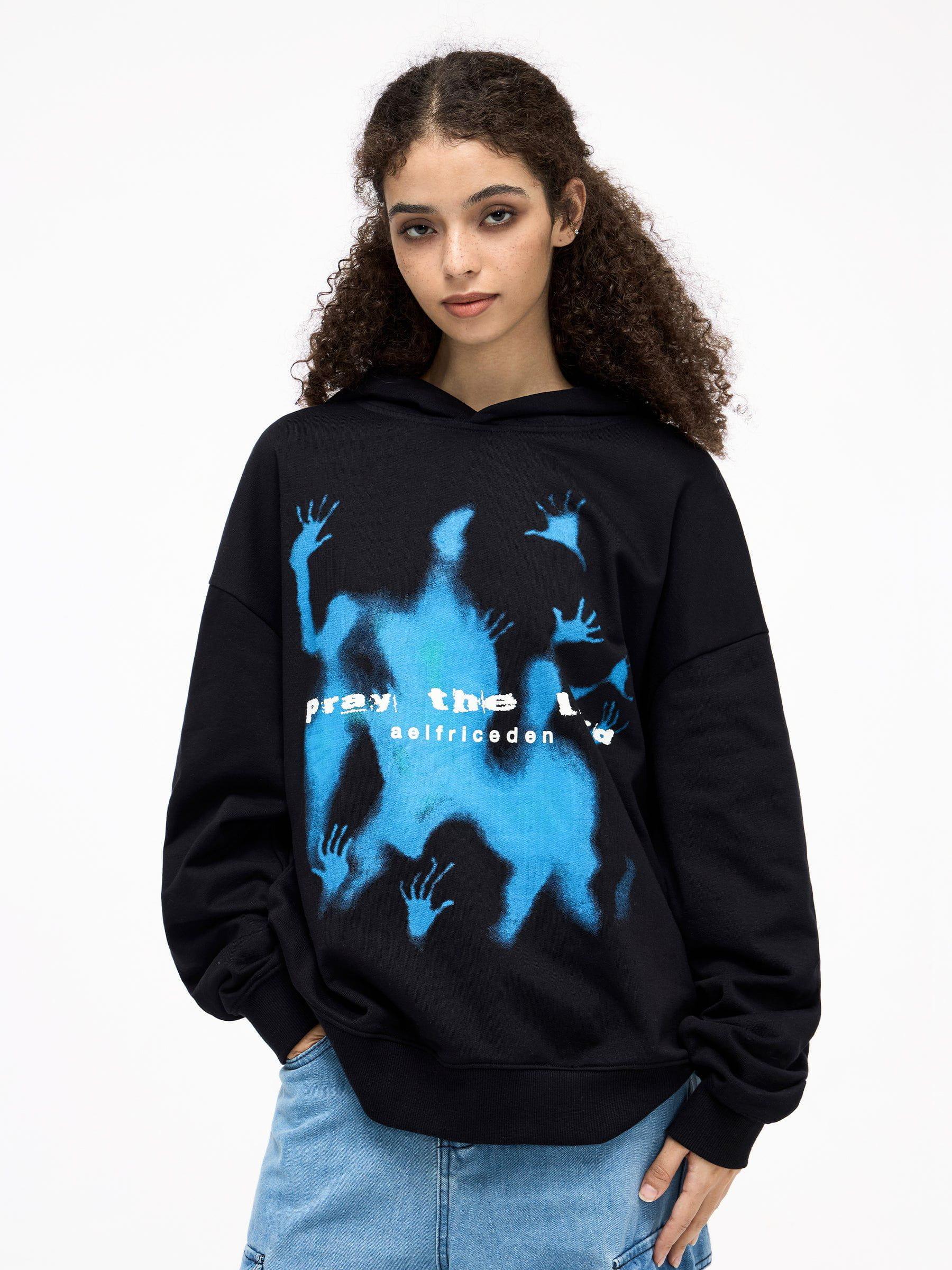 Aelfric Eden Abstraction Shadow Graphic Hoodie Product Image