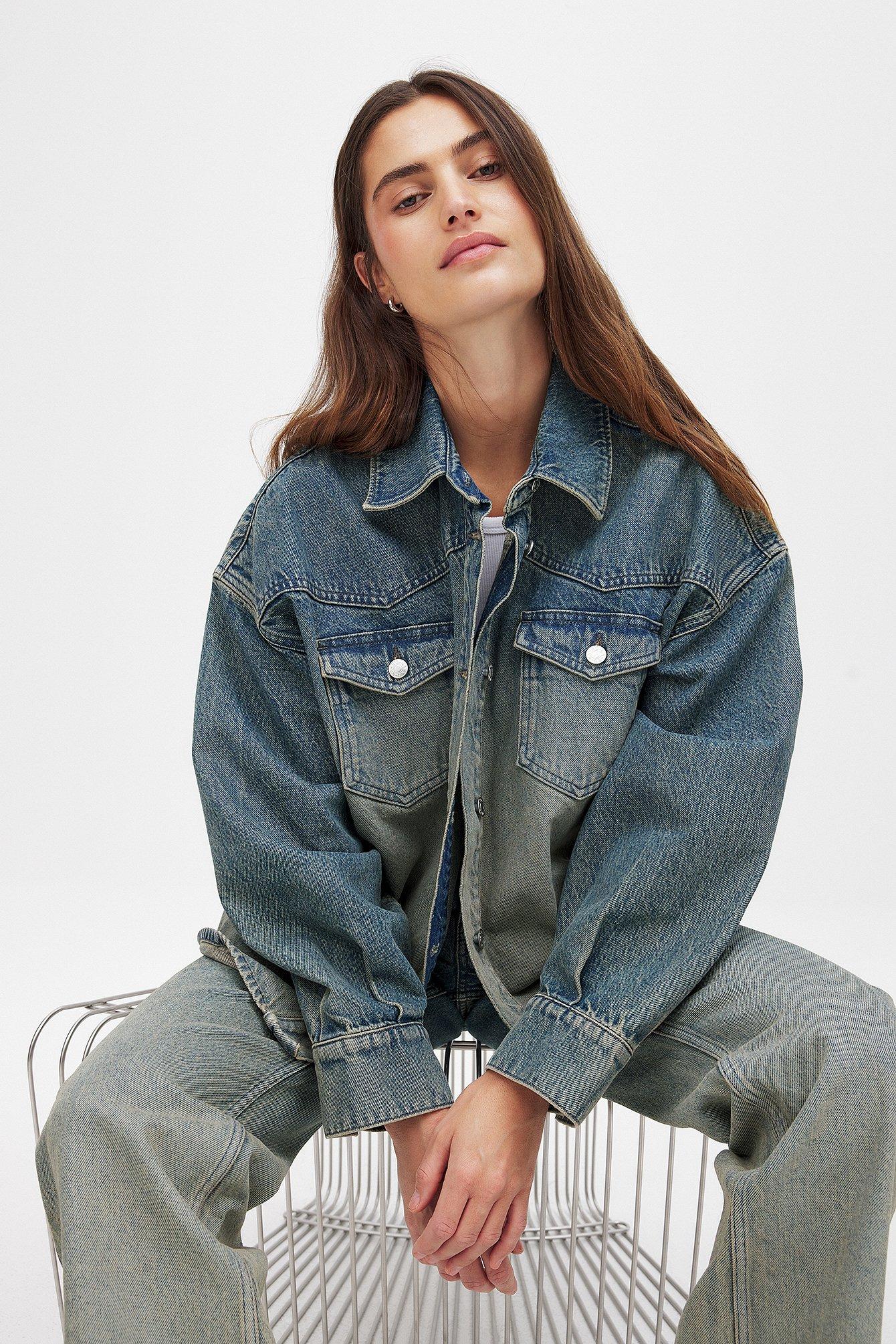 Oversized Denim Shirt Product Image