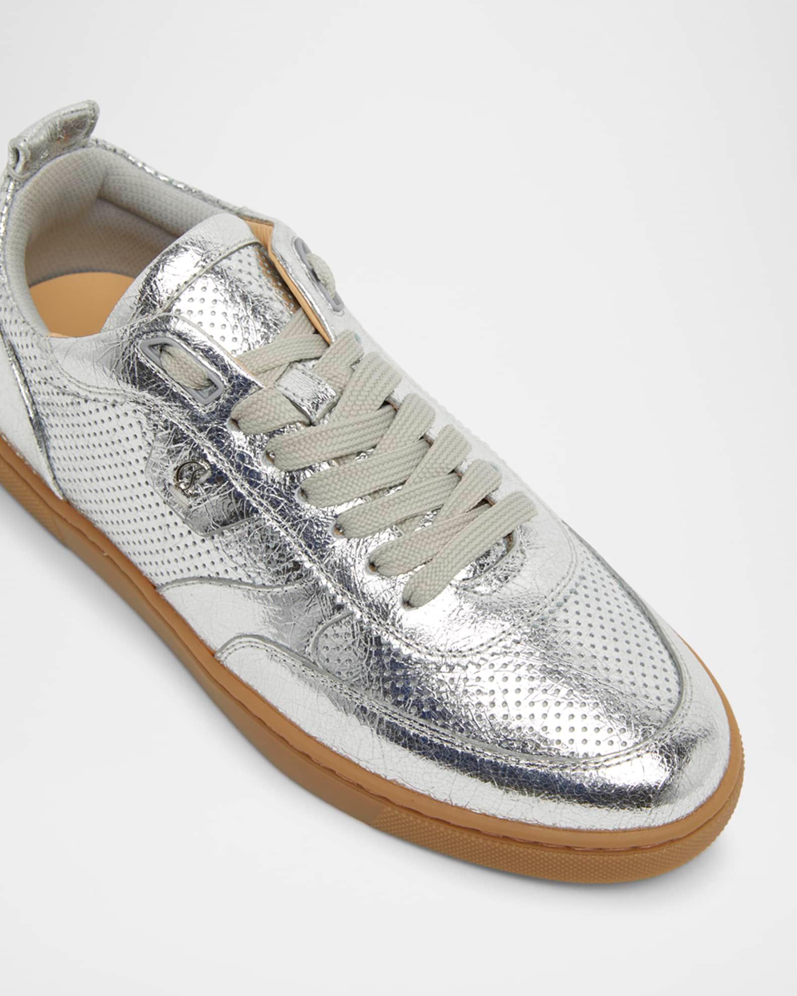 Tutti Rui Donna Metallic Red Sole Sneakers Product Image