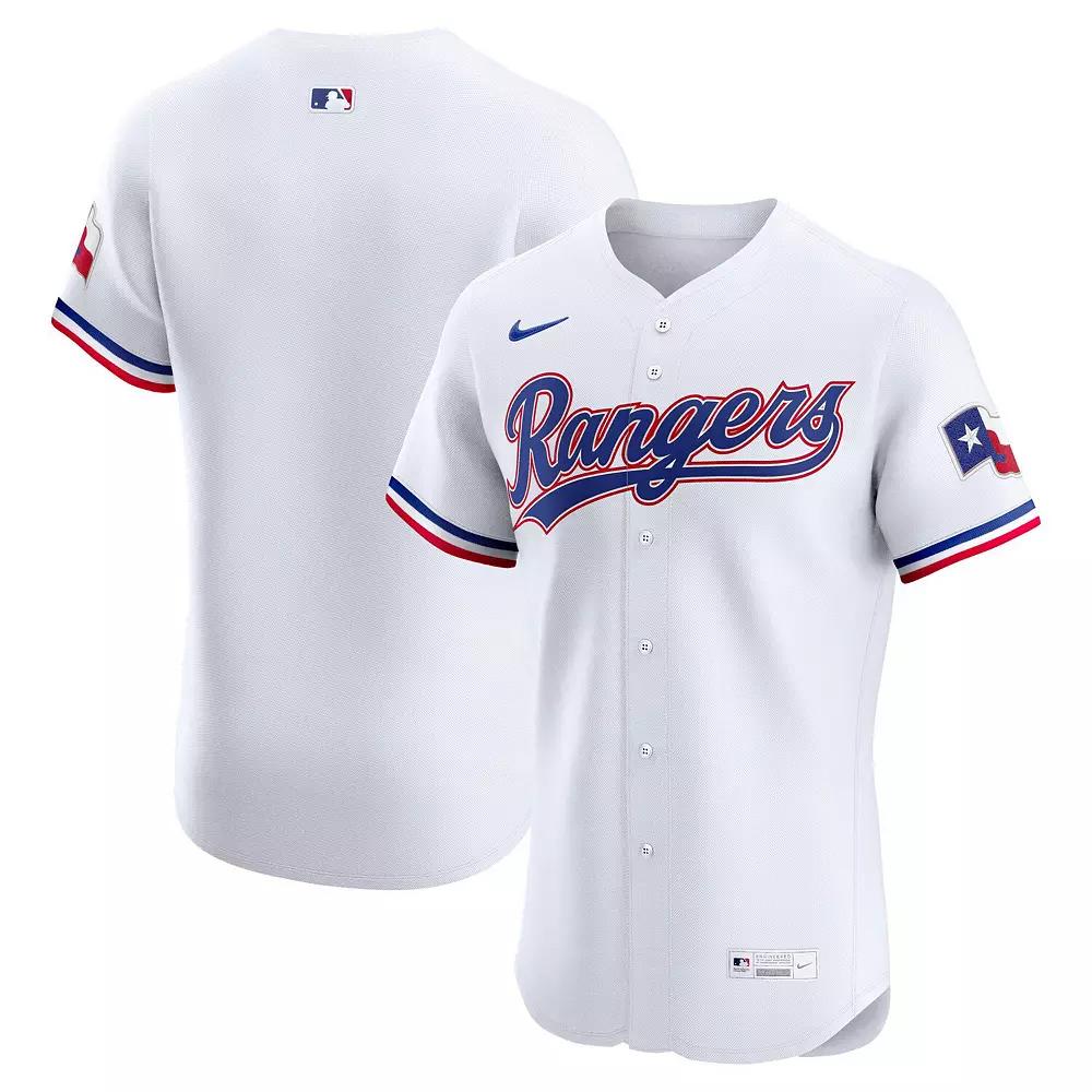 Men's Nike White Texas Rangers Home Elite Jersey, Size: 52 Product Image