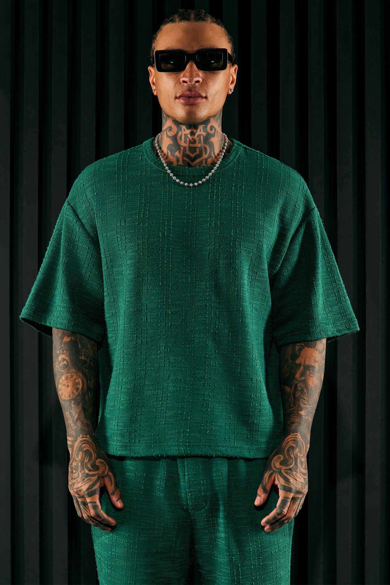 Jordan Textured Short Sleeve Tee - Green Product Image