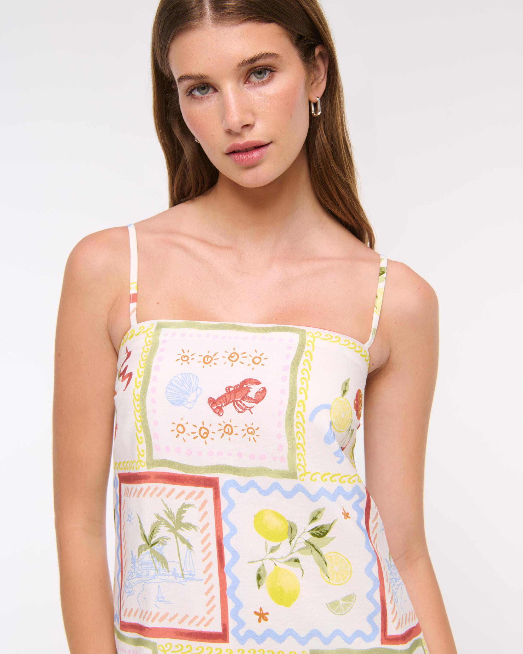 Straight Neck Slip Skort Product Image