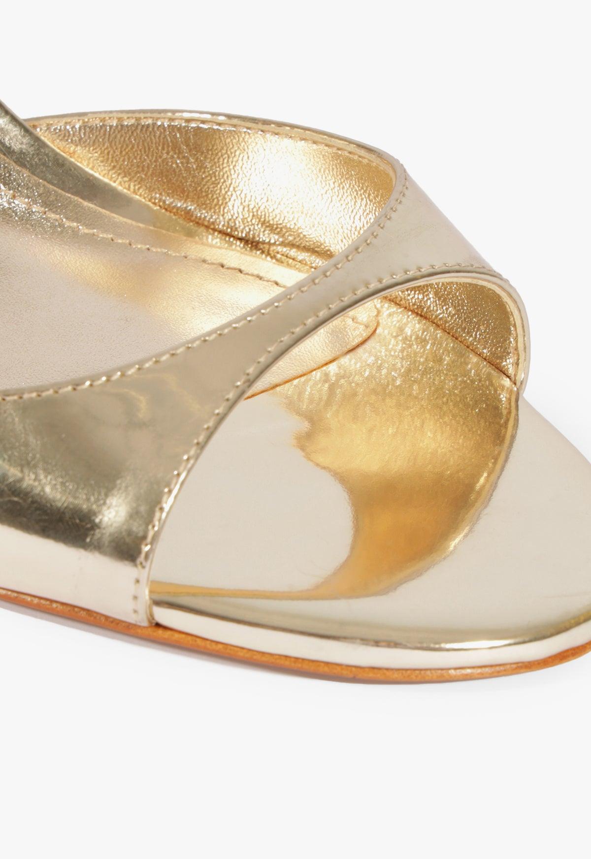 Scarlett Sling Mid Metallic Sandal Product Image