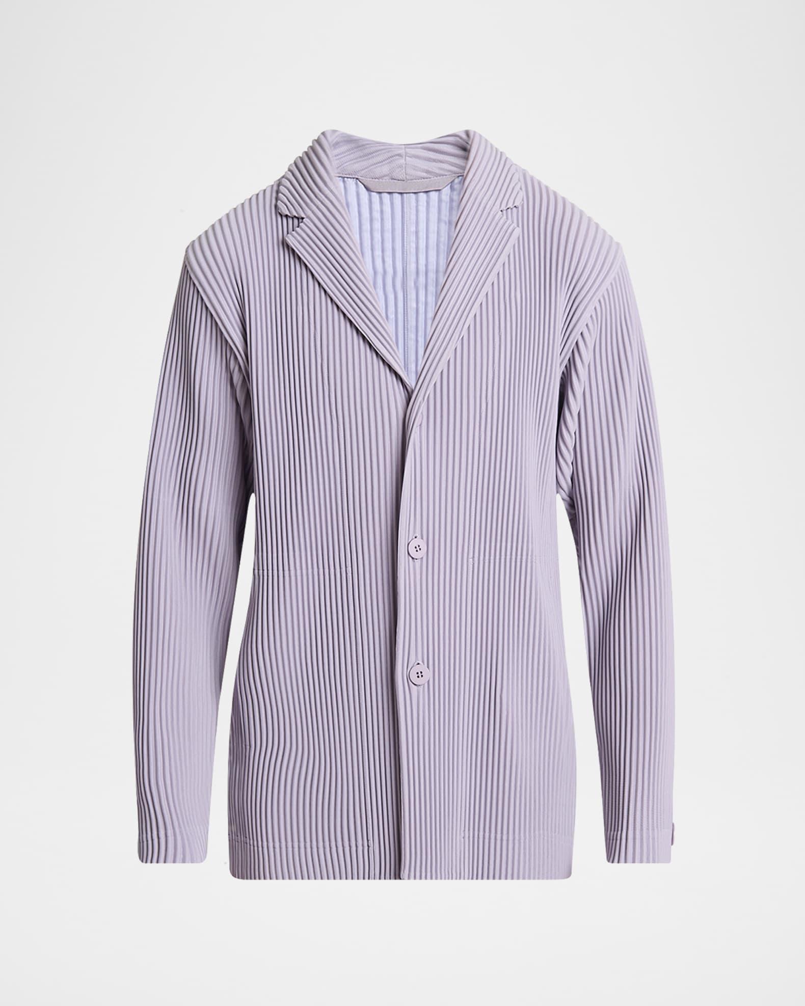 Men's Pleated Single-Breasted Sport Coat Product Image
