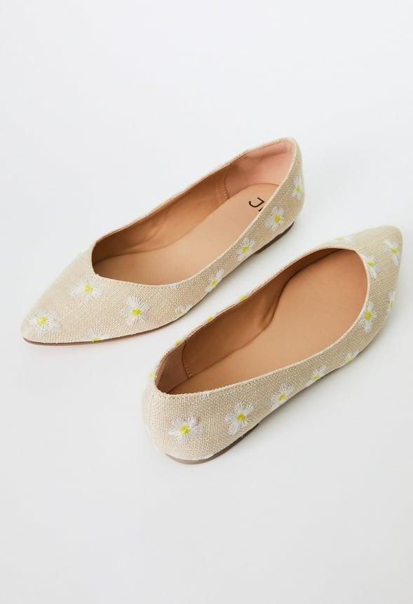 JustFab Margaux Platform Loafer Pump Womens Black/ White Size 8.5 Product Image