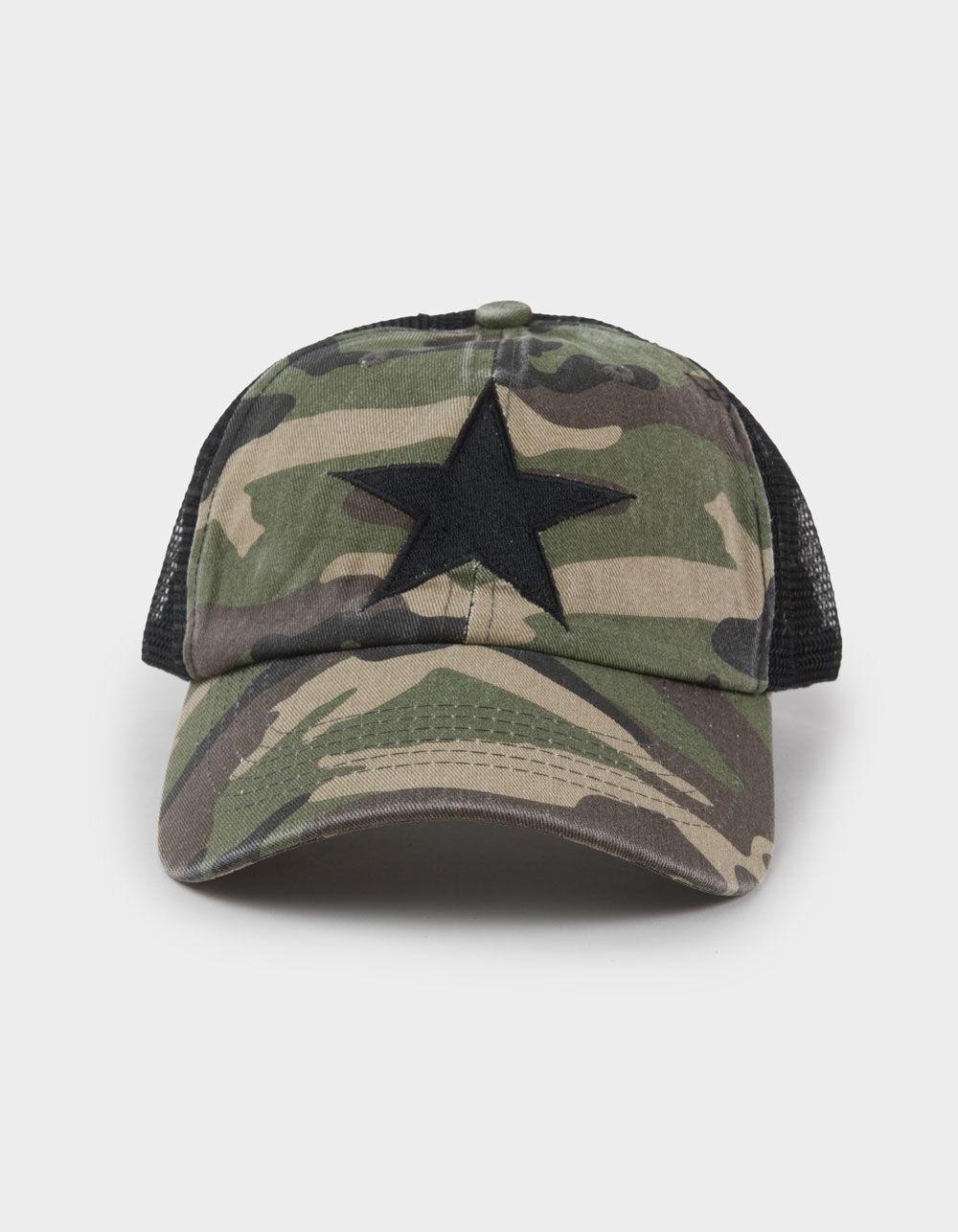 Star Camo Womens Trucker Hat - CAMO Product Image