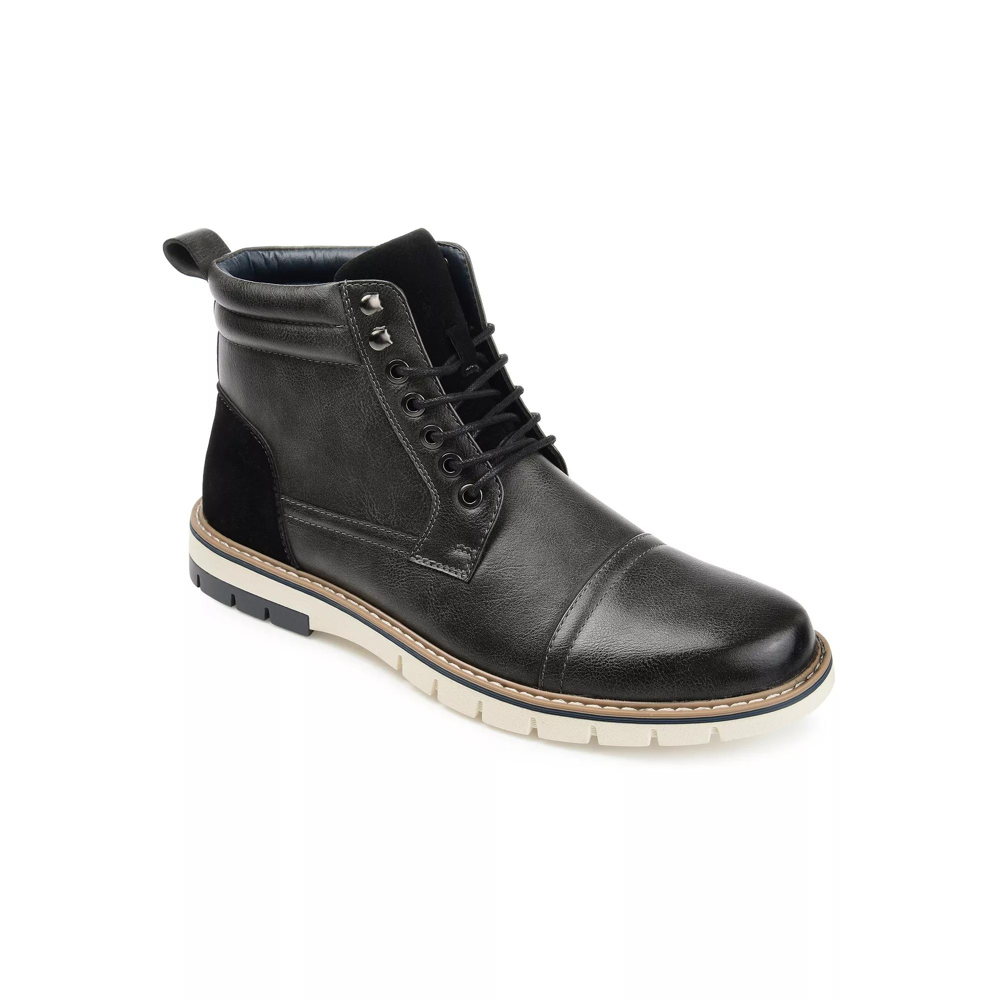 VANCE Lucien Men's Cap Toe Ankle Boots,  Product Image