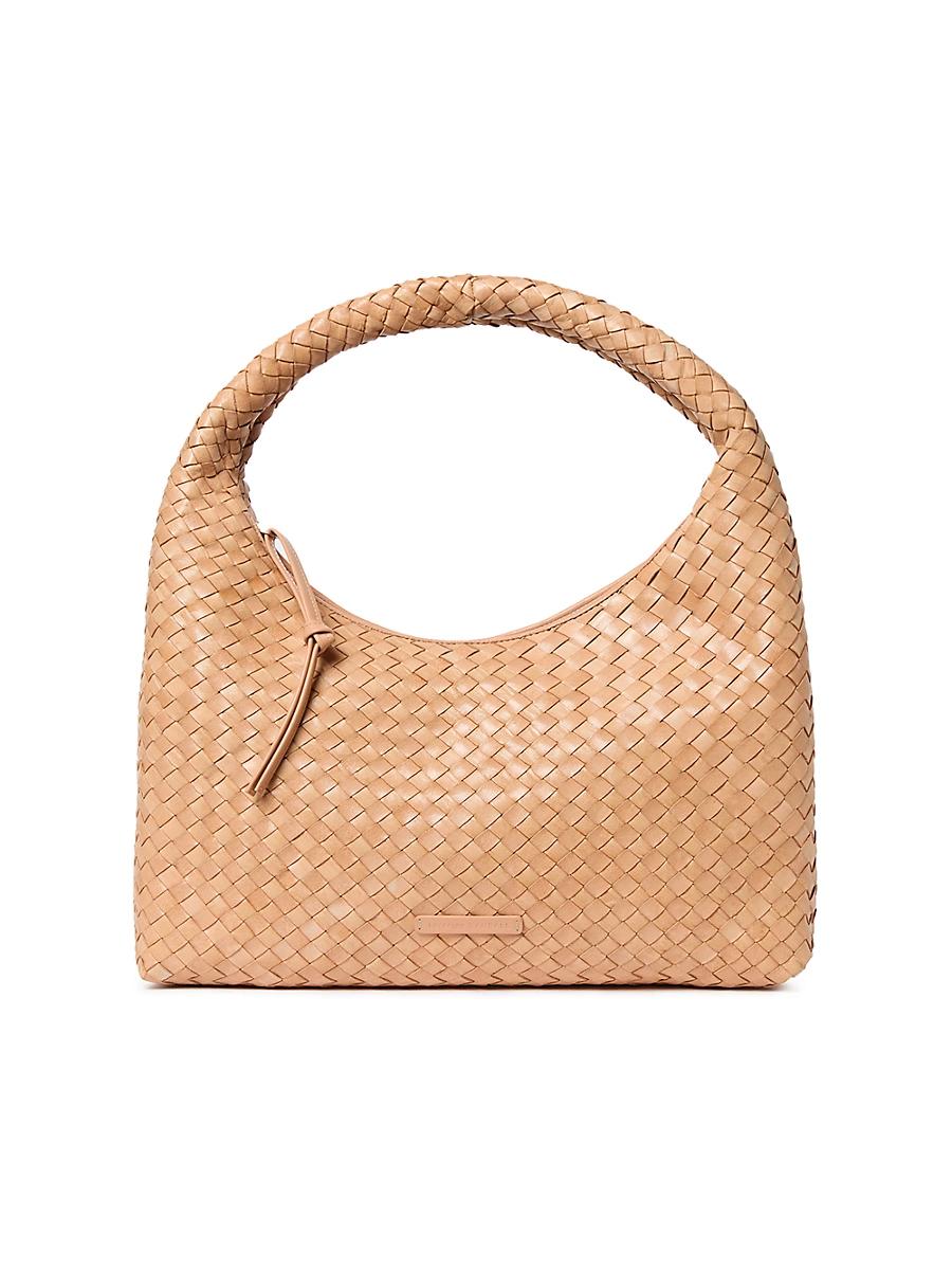 Womens Willow Woven Leather Top Handle Bag Product Image